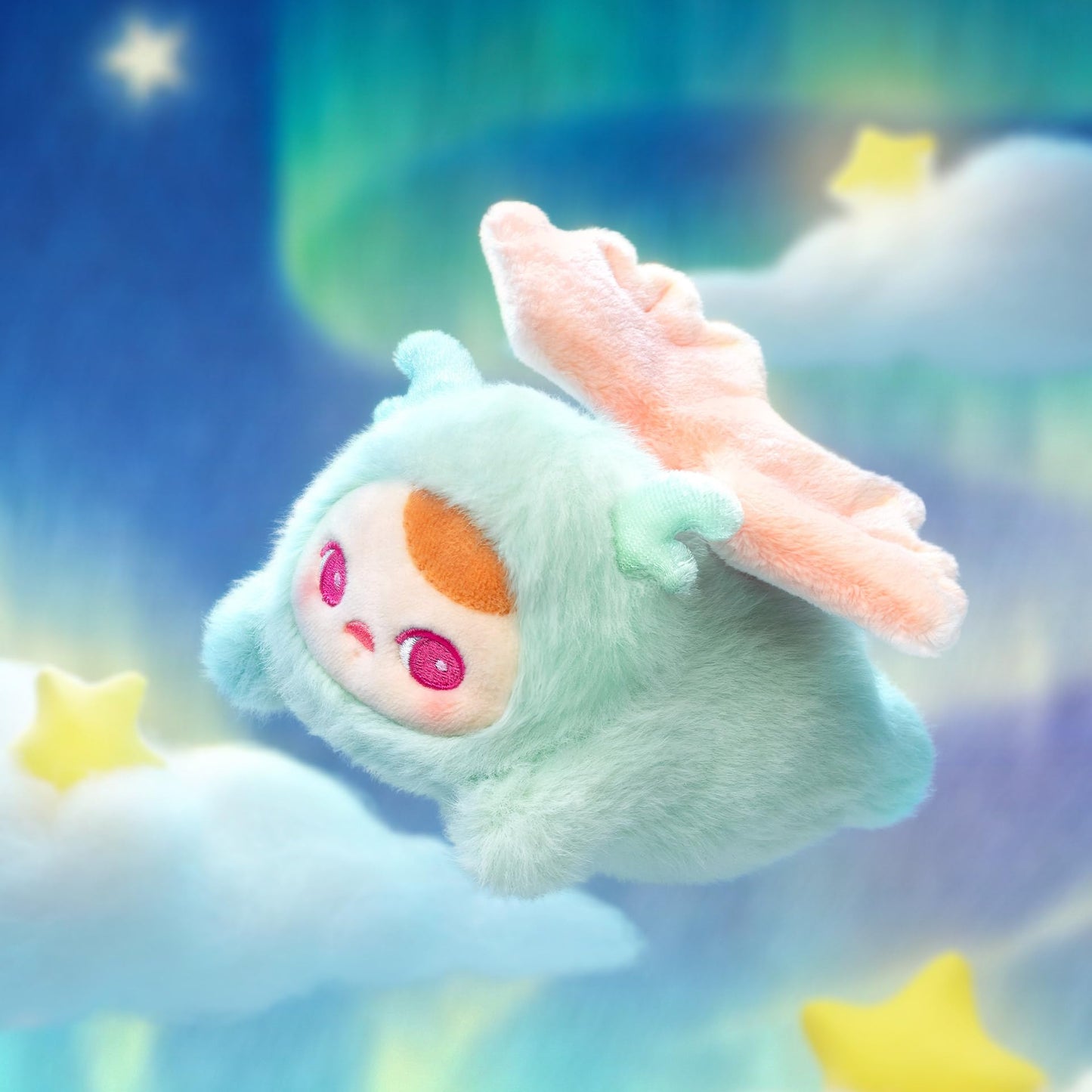 POP MART PUCKY Flying Babies Series - Plush Pendant Blind Box, Single Box