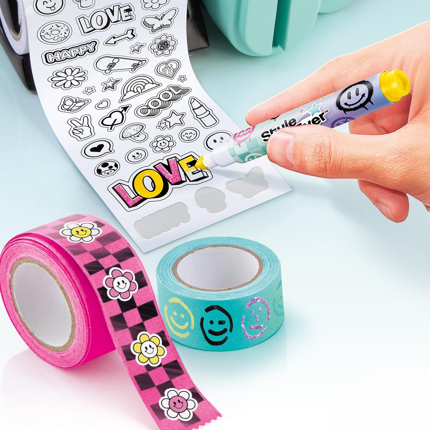Canal Toys Style 4 Ever Scrapbooking Station; Unique 3-in-1 Scrapbooking Station That Includes Embossing Machine, Tape/Sticker Dispensers, Over 150 Accessories, and Memory Book with Formatted Pages