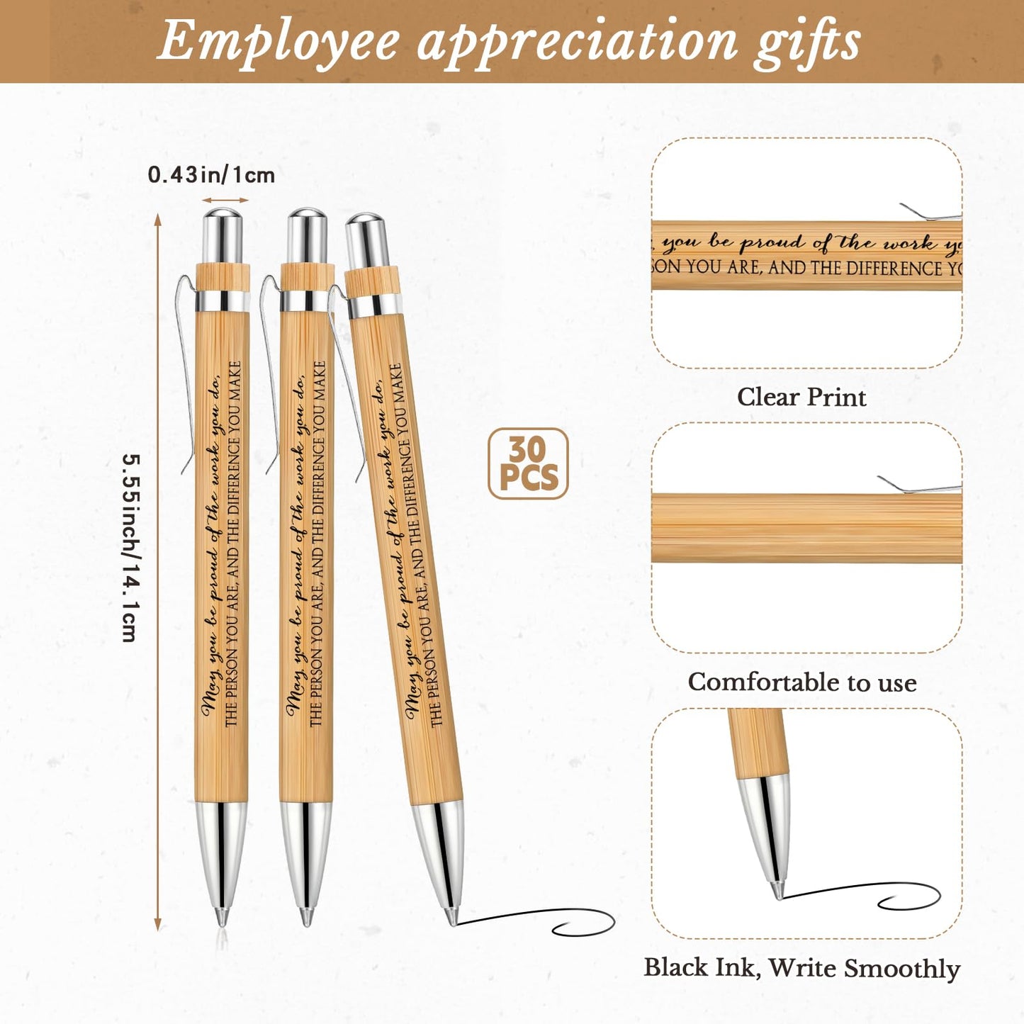 Tellingyou 60 Pcs Employee Appreciation Gifts Bulk Inspirational Spiral Notebooks 2026-2027 Planner Pocket Notepads with Motivational Pens Thank You Gifts for Cna Nurse Teacher Coworker Volunteer