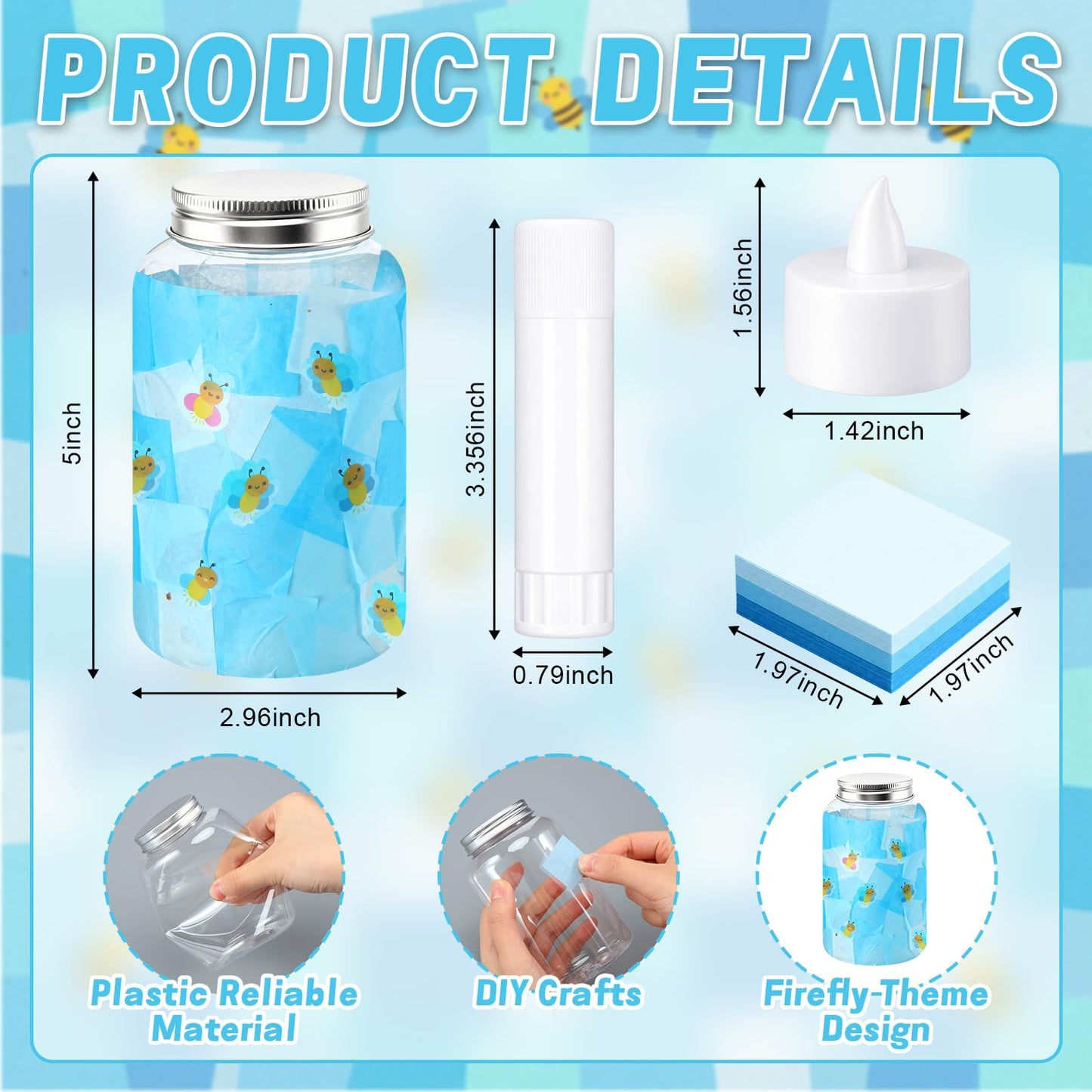 Qinyoung 12 Pcs Fall Crafts Maple Leaves Mason Jars Crafts with LED Candle Light DIY Suncatchers Decoration Make Your Own Autumn Mason Jars Tissue Paper Supplies for Fall Autumn Projects Activity
