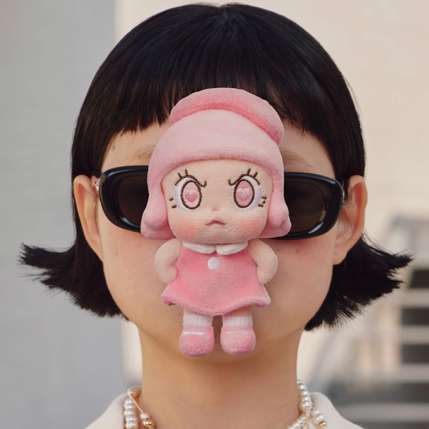 POP MART Angry Molly - Angry Energy Series Plush Pendant, Molly Blind Box Action Figures, Random Design Collectible Toys for Home Decor, Birthday Gifts for Girls Boys Women Men, Single Box