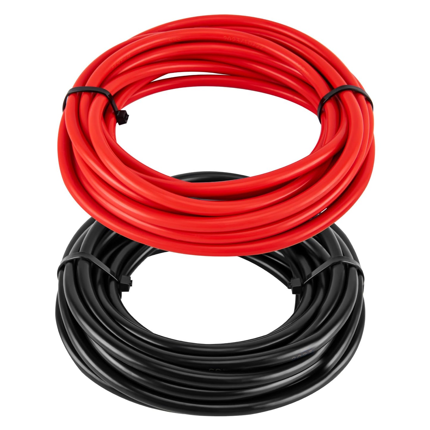 SZLYYDS 6 Gauge Wire 6 Awg Wires 20 FT Black + 20 FT Red, 6 Gauge Battery Cable 6awg Marine Wires, 6awg Copper Wire Welding Cable Standard with Cable Lugs Terminal Connectors and Heat Shrink Tube