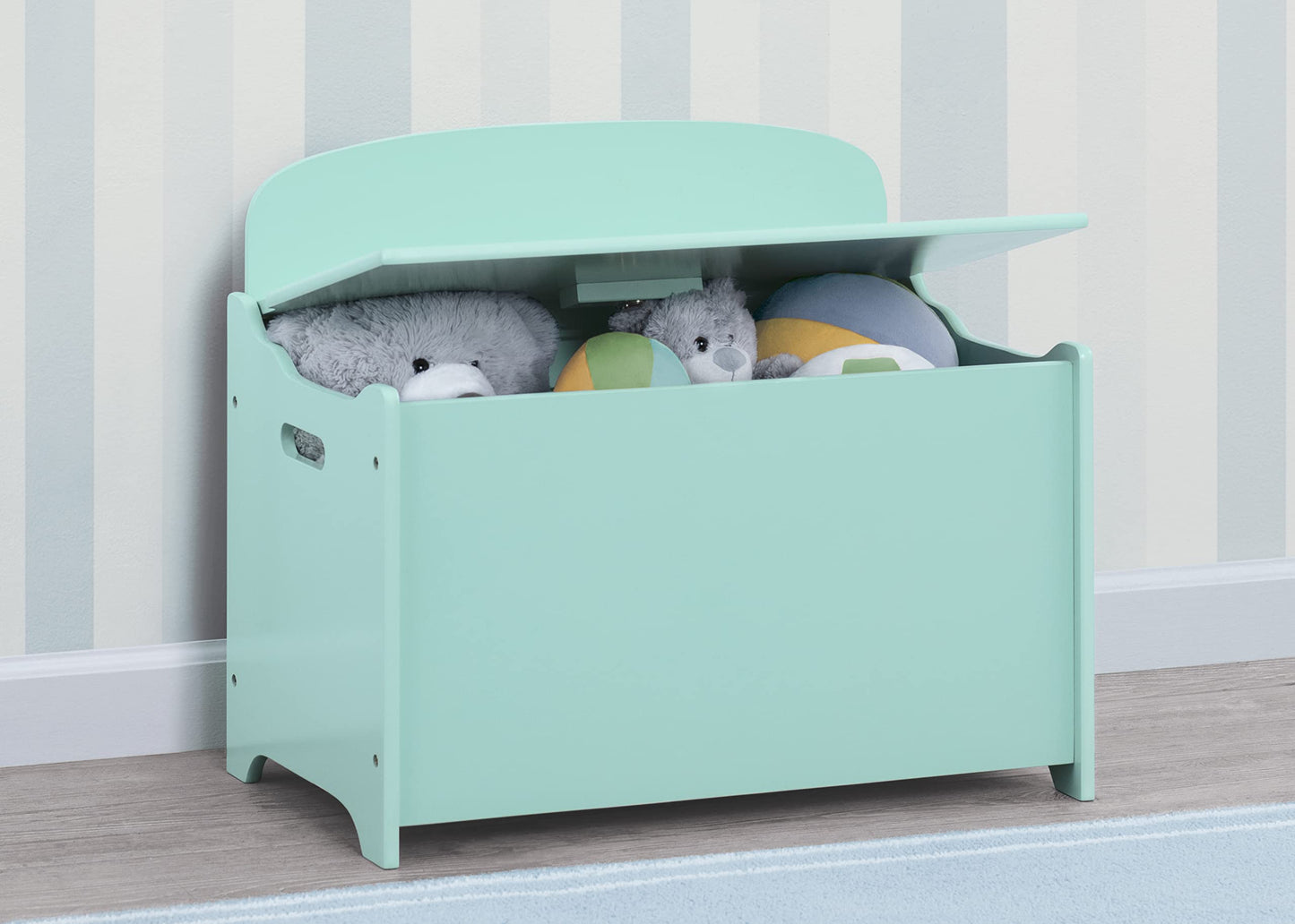 Delta Children MySize Deluxe Toy Box, Mint