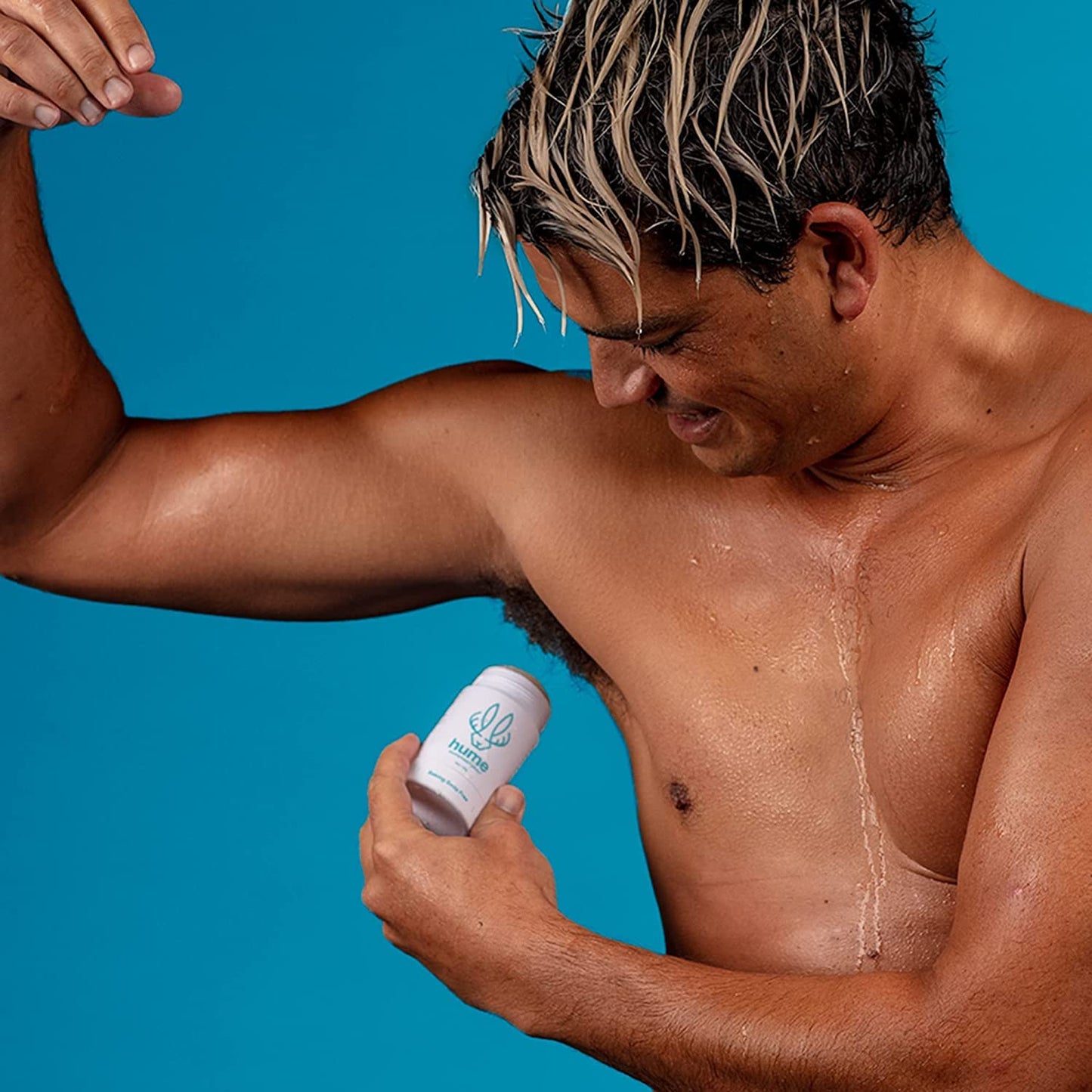 Hume Supernatural Aluminum Free Deodorant for Women & Men - Probiotic and Plant-Based, Long-Lasting Moisture Absorbing - Clean and Effective (Desert Bloom, Amber Woods & After Rain)