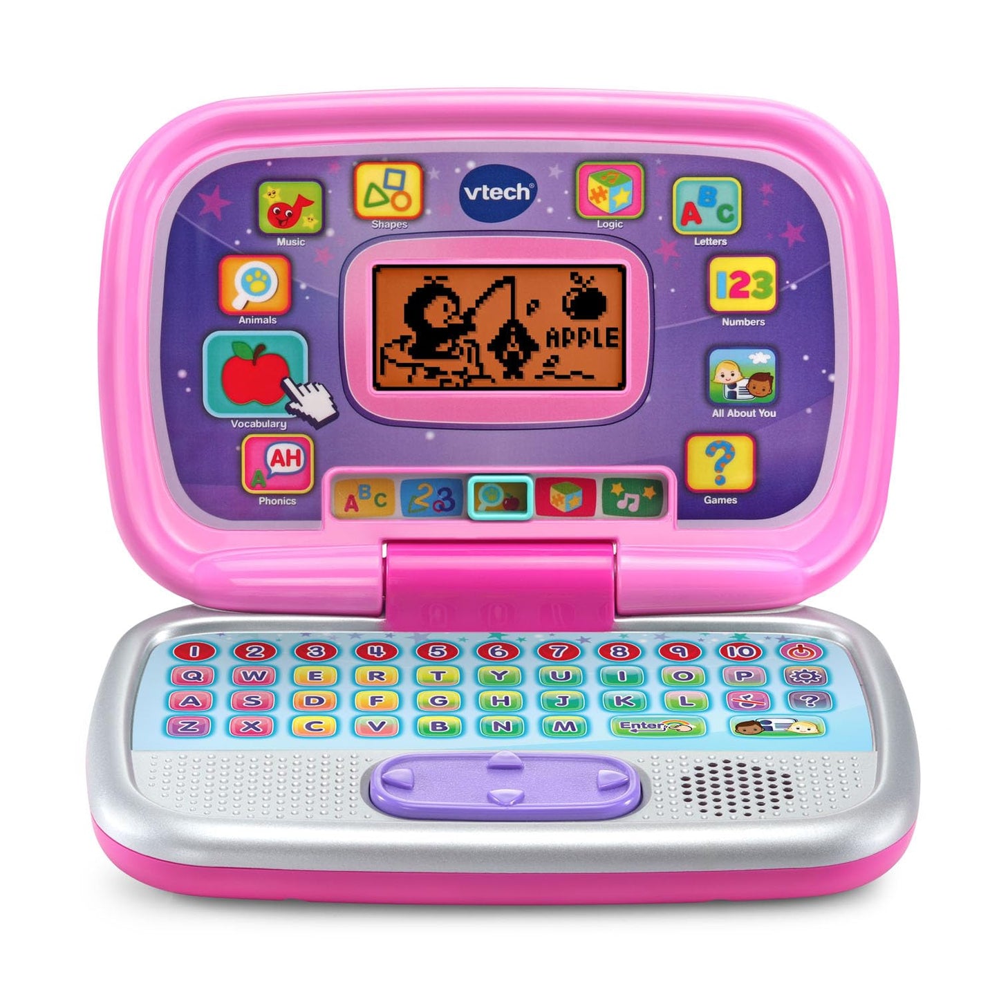 VTech Play Smart Preschool Laptop, Pink (English Version)