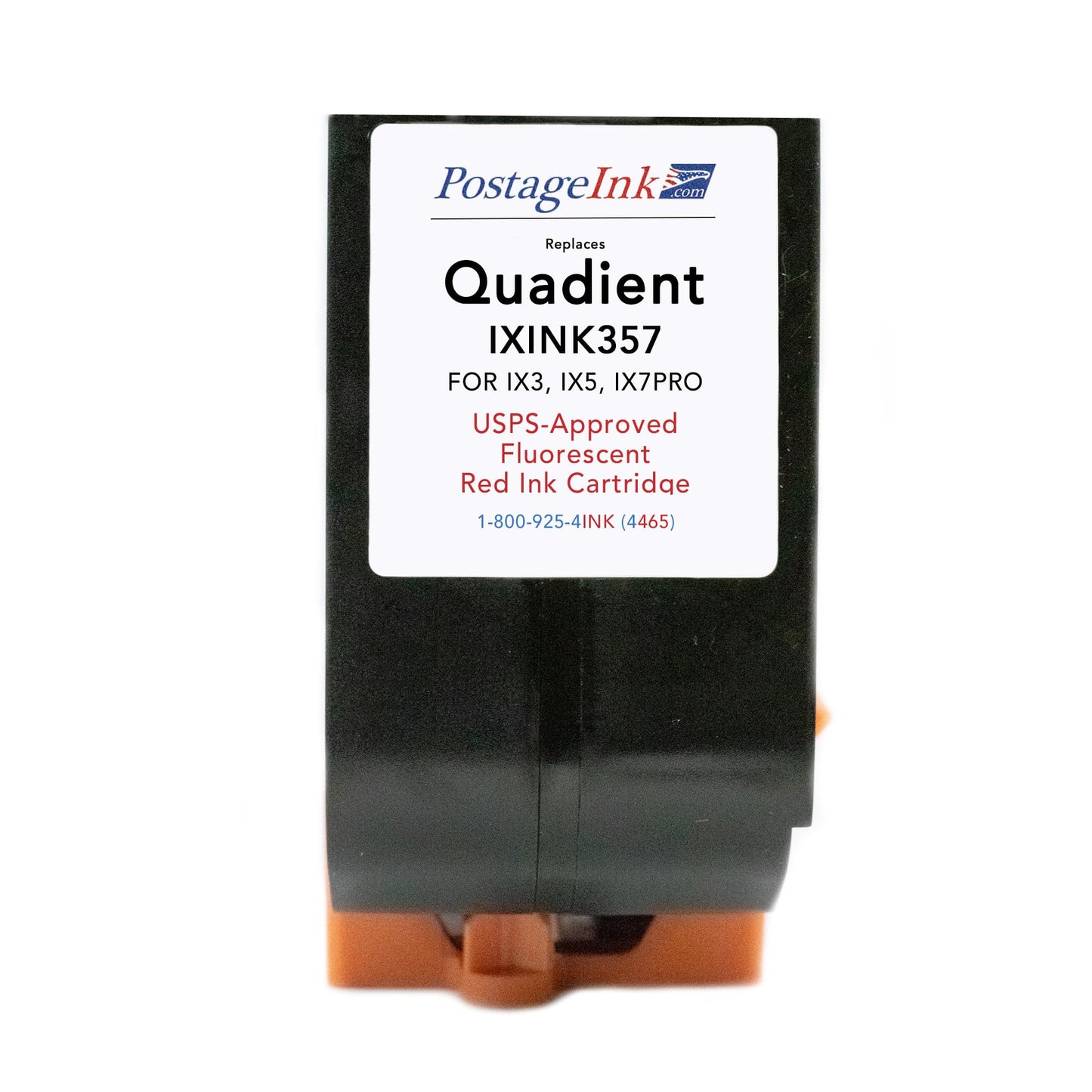 PostageInk.com Compatible IXINK357 Standard Capacity Ink Cartridge for Quadient IX3 IX5 & IX7 Mailing System