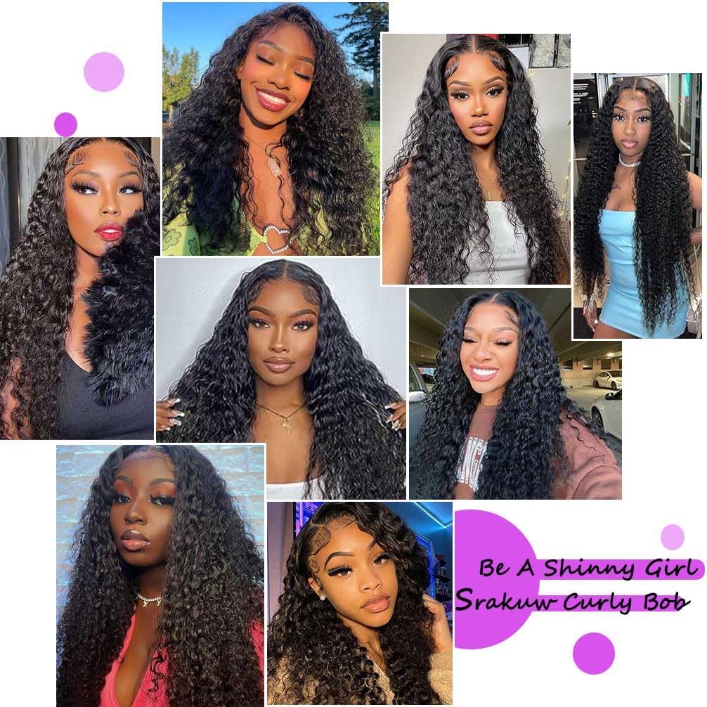Wear and Go Glueless Wigs Human Hair Pre Plucked Pre Cut 4x4 Lace Front Wigs for Black Women Human Hair Glueless for Beginners Curly Human Hair Wig (30 Inch)