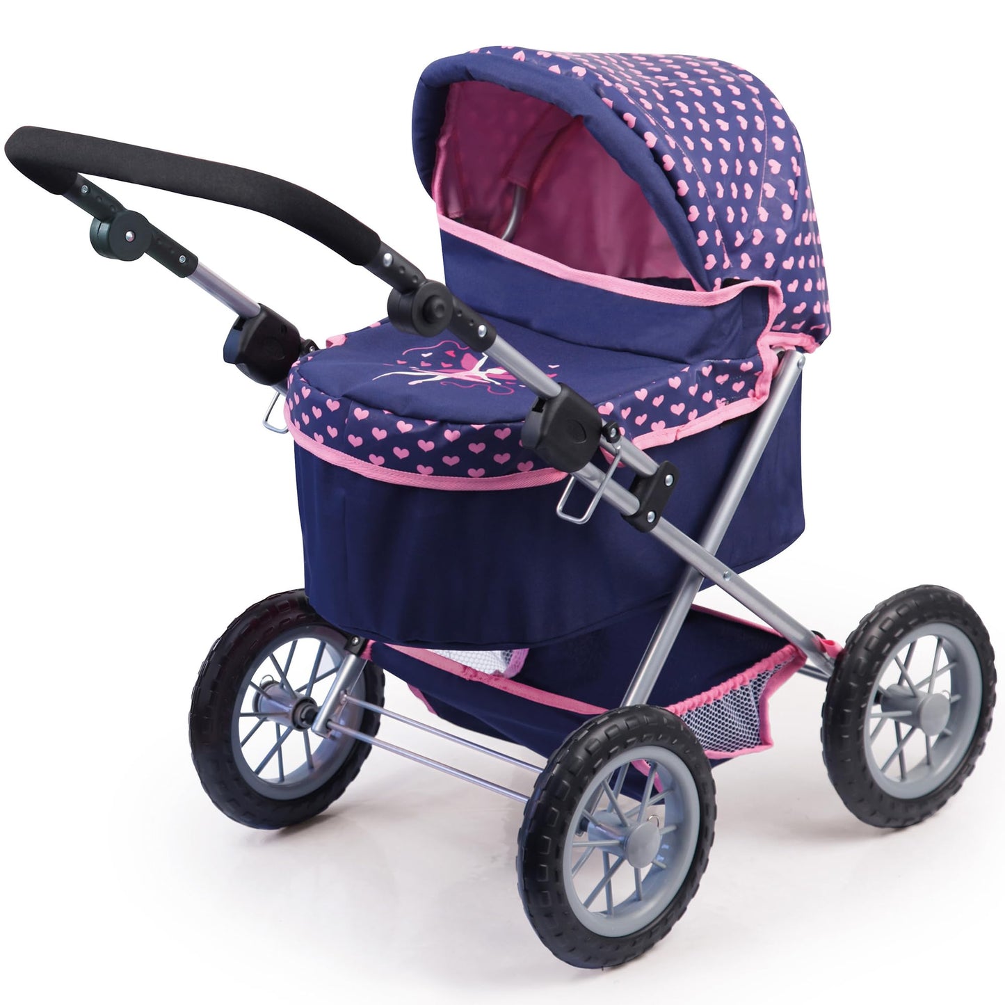 Bayer Design Baby Doll Trendy Pram Blue, Pink