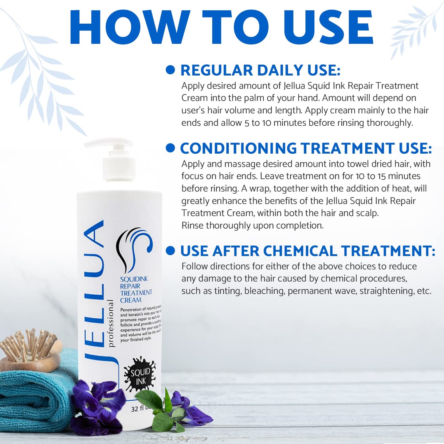 Jellua Squidink Repair Treatment Cream 32.0 oz