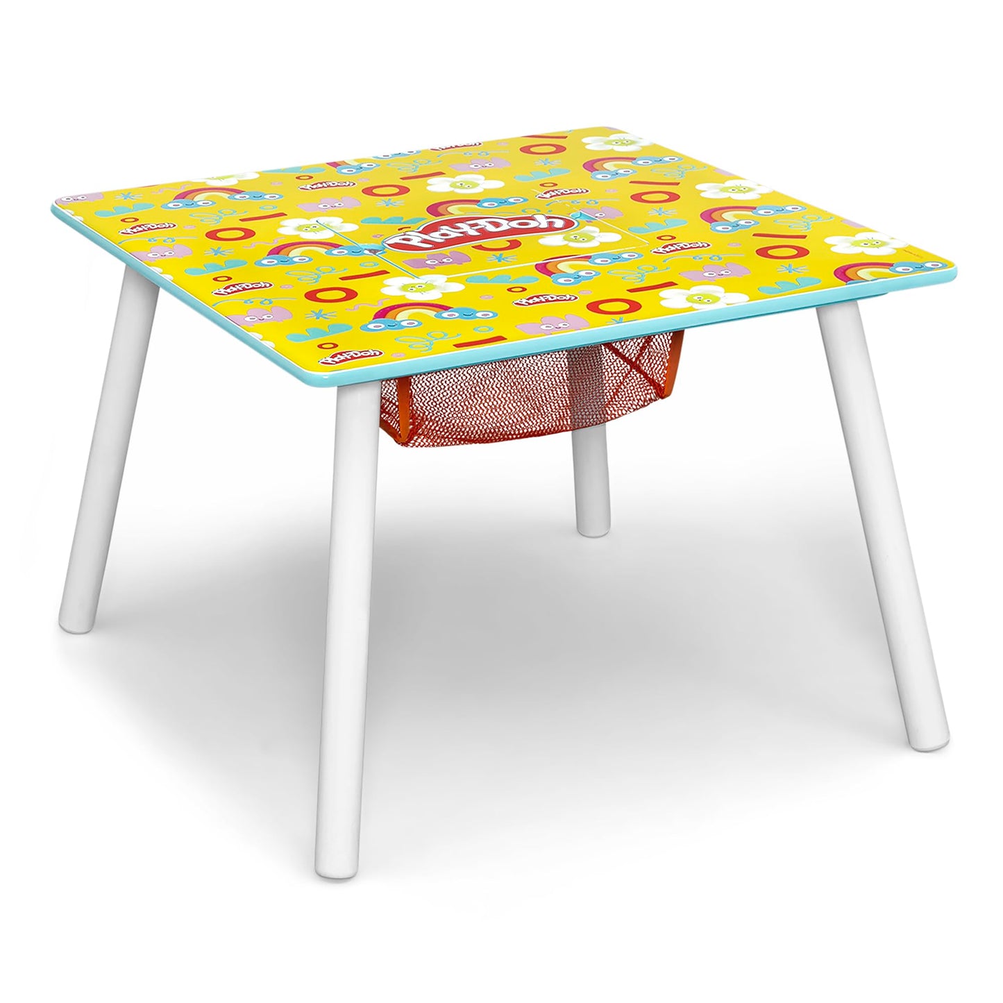 Delta Children- Play Doh Table and 2 Chair Set – Includes 10-Pack of Assorted 1oz Play Doh Cans and 51 Accessories