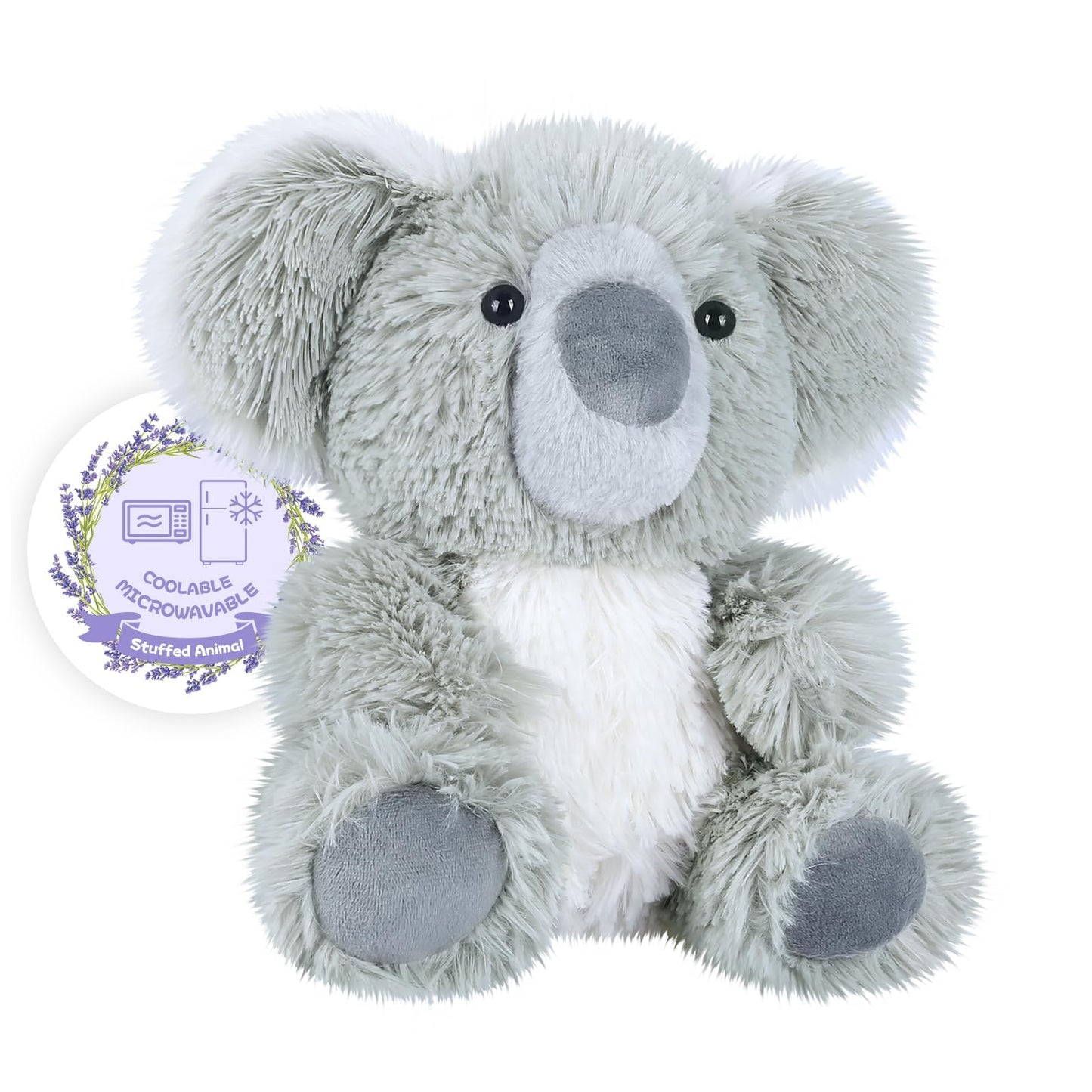SuzziPals Warming Koala Stuffed Animal, Microwavable Stuffed Animals Heating Pad for Period Cramps, Pain & Stress Relief, Plushies for Anxiety, Lavender Scented Koala Bear Plush Gifts