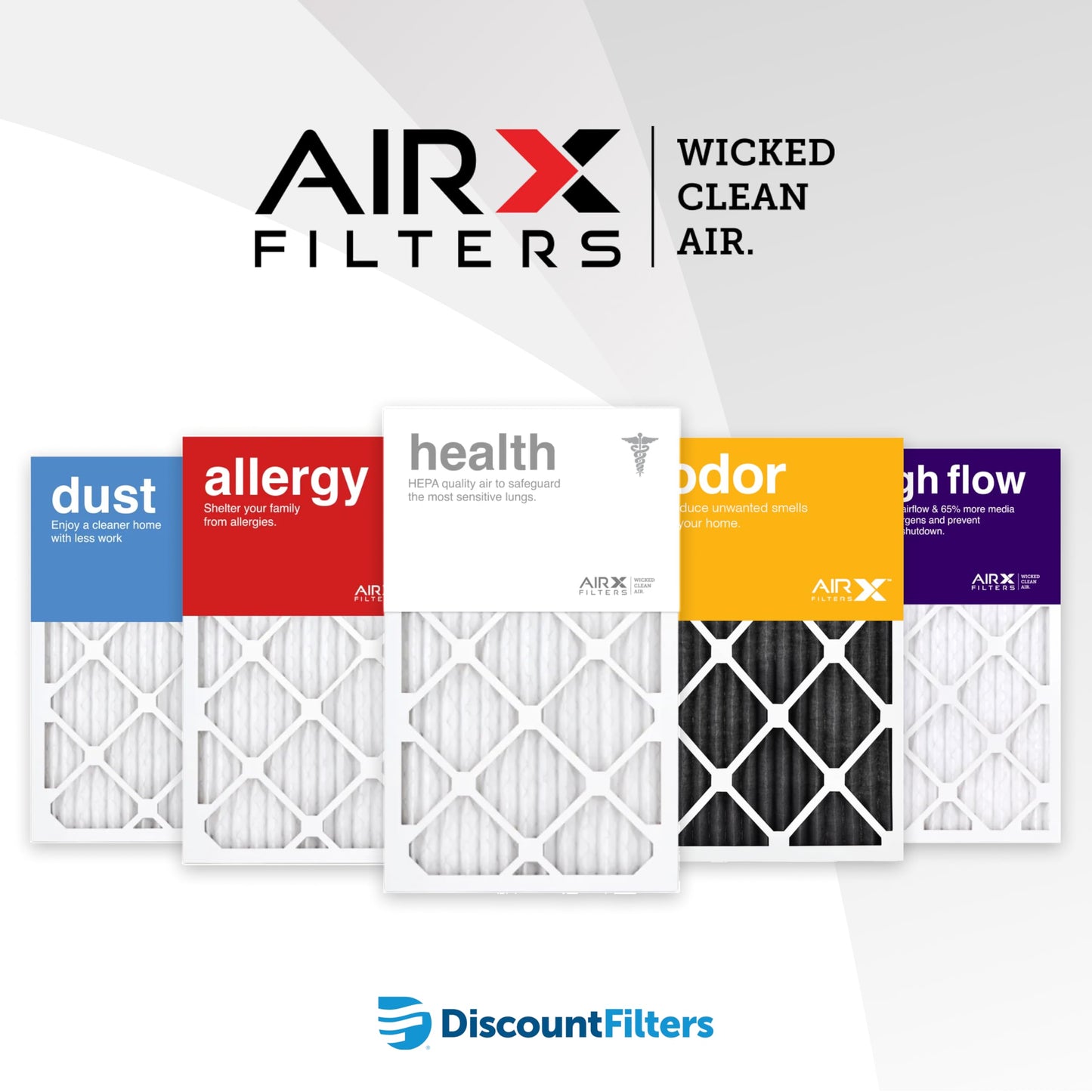 20x25x1 Air Filter by AIRx Filters MERV 11 Pleated Furnace Filter HVAC AC Filters - Made in the USA - 6 Pack