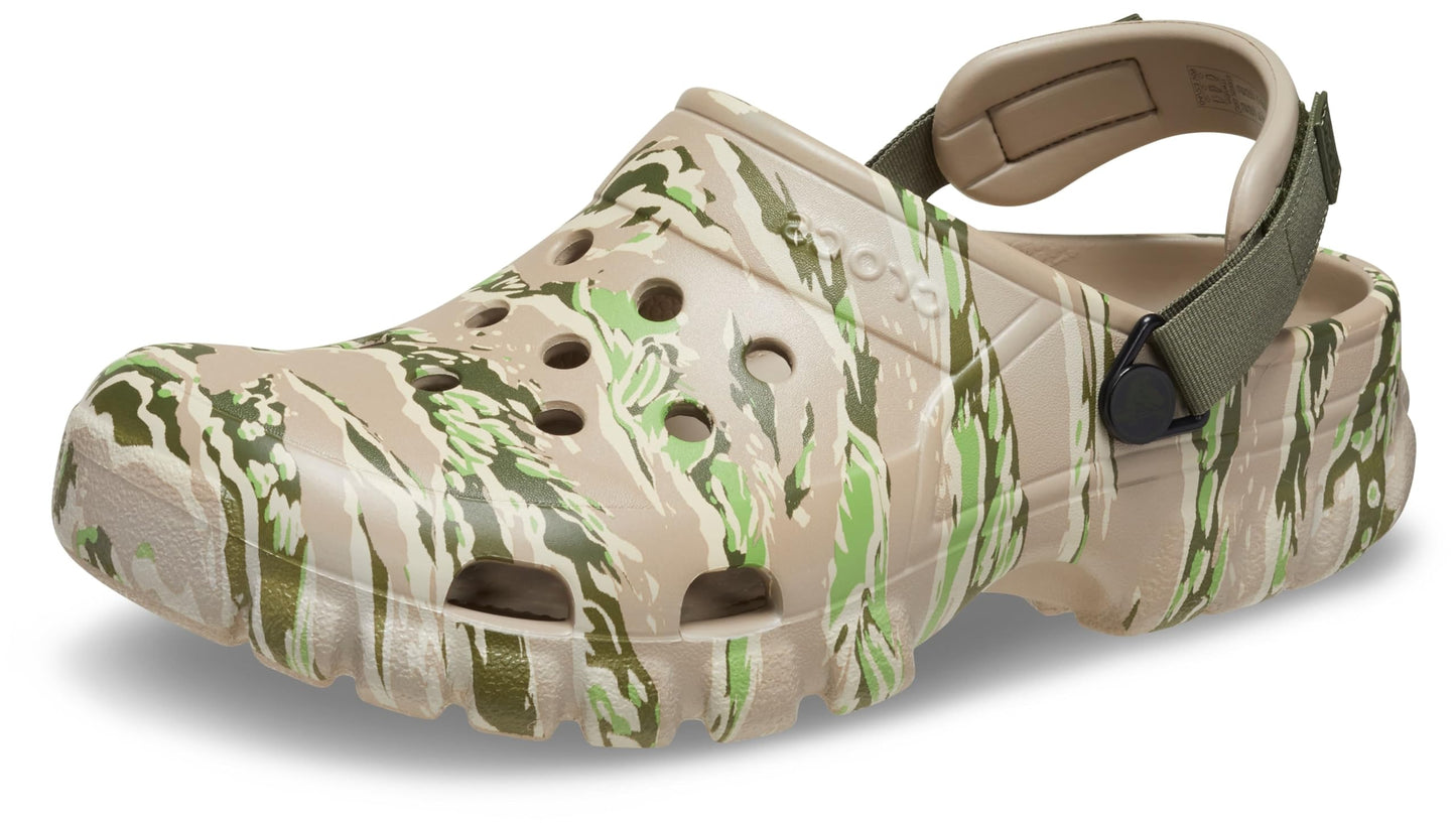 Crocs Unisex-Adult Offroad Sport Clogs, Cobblestone, 9 Women/7 Men M US