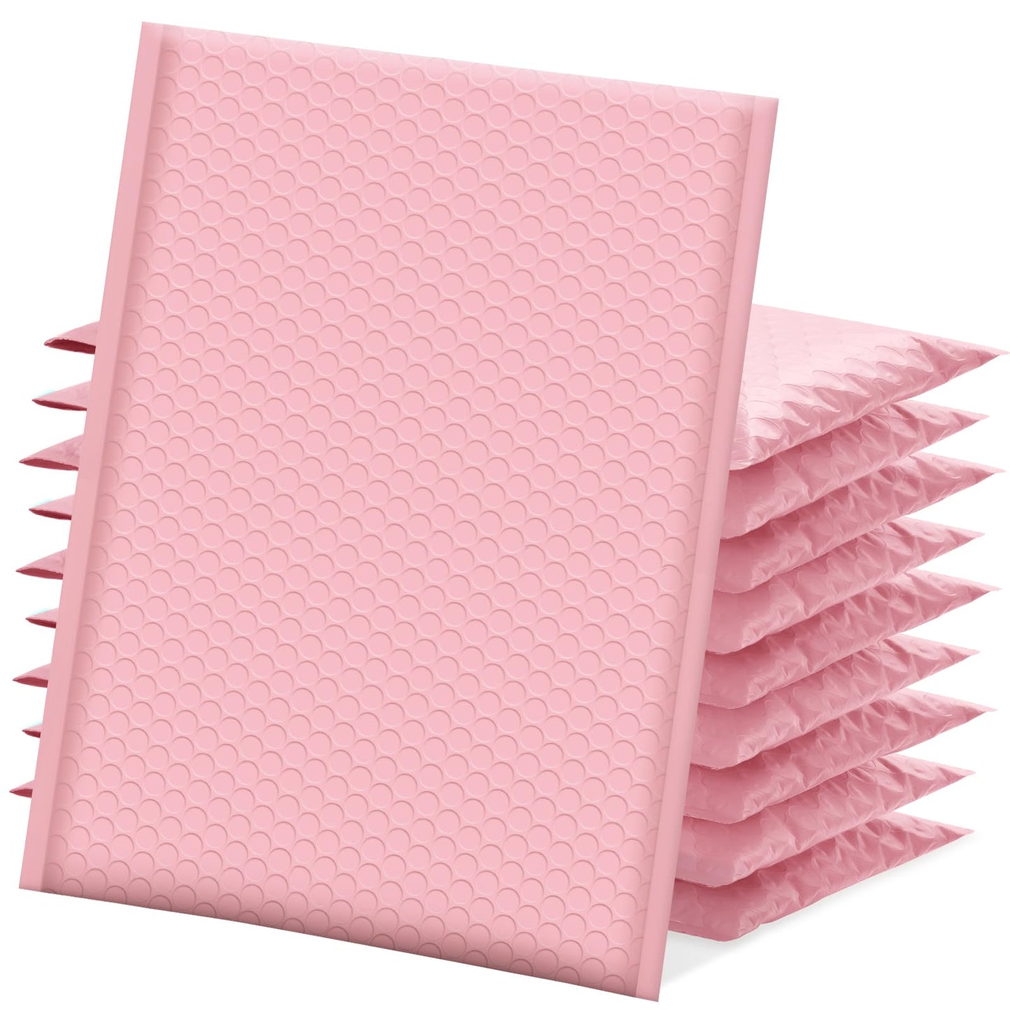 UCGOU Bubble Mailers 12x16 Inch 40 Pack Usable Size 12x15 Inch Large Padded Envelopes Light Pink Waterproof Packaging Bags for Shipping Self Seal Strong Adhesion Envelopes for Jewelry Makeup Supplies