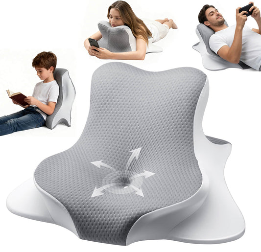 FamiCare Reading Pillow Ergonomic Memory - Wedge Pillow Comfort Support