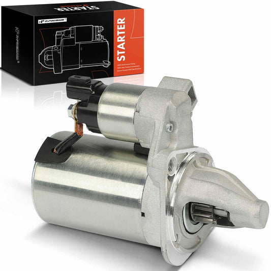 A-Premium Starter Motor Compatible with Kia Soul 2014-2019 1.6L, Rio 2016-2017, 12V 0.9KW 10-Teeth Clockwise, Replace# 361002B110