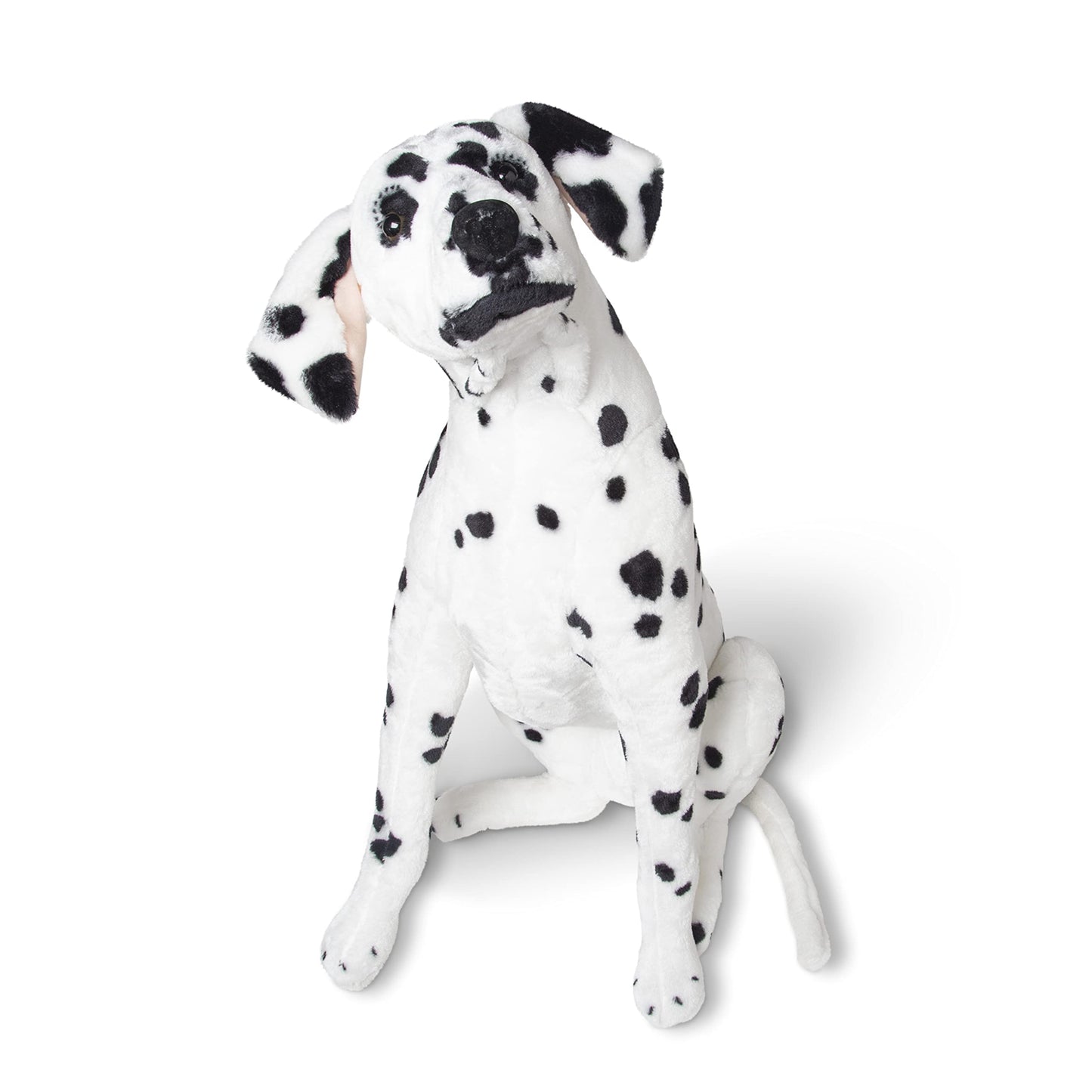 Melissa & Doug Giant Dalmatian - Lifelike Stuffed Animal Dog (Over 2 feet Tall) Extra Large Stuffed Animals, Plush Dalmatian Dog for Ages 3+