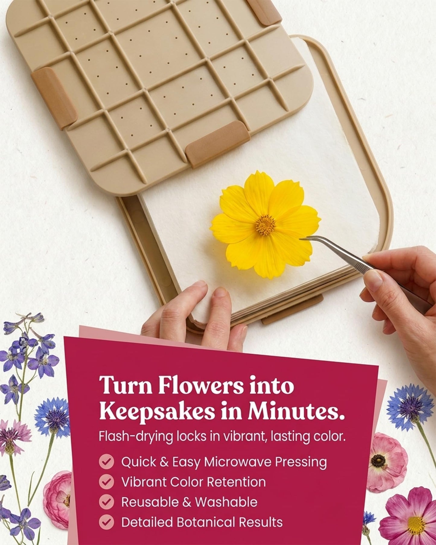 Microfleur 9 Microwave Max Flower Press by Microfleur