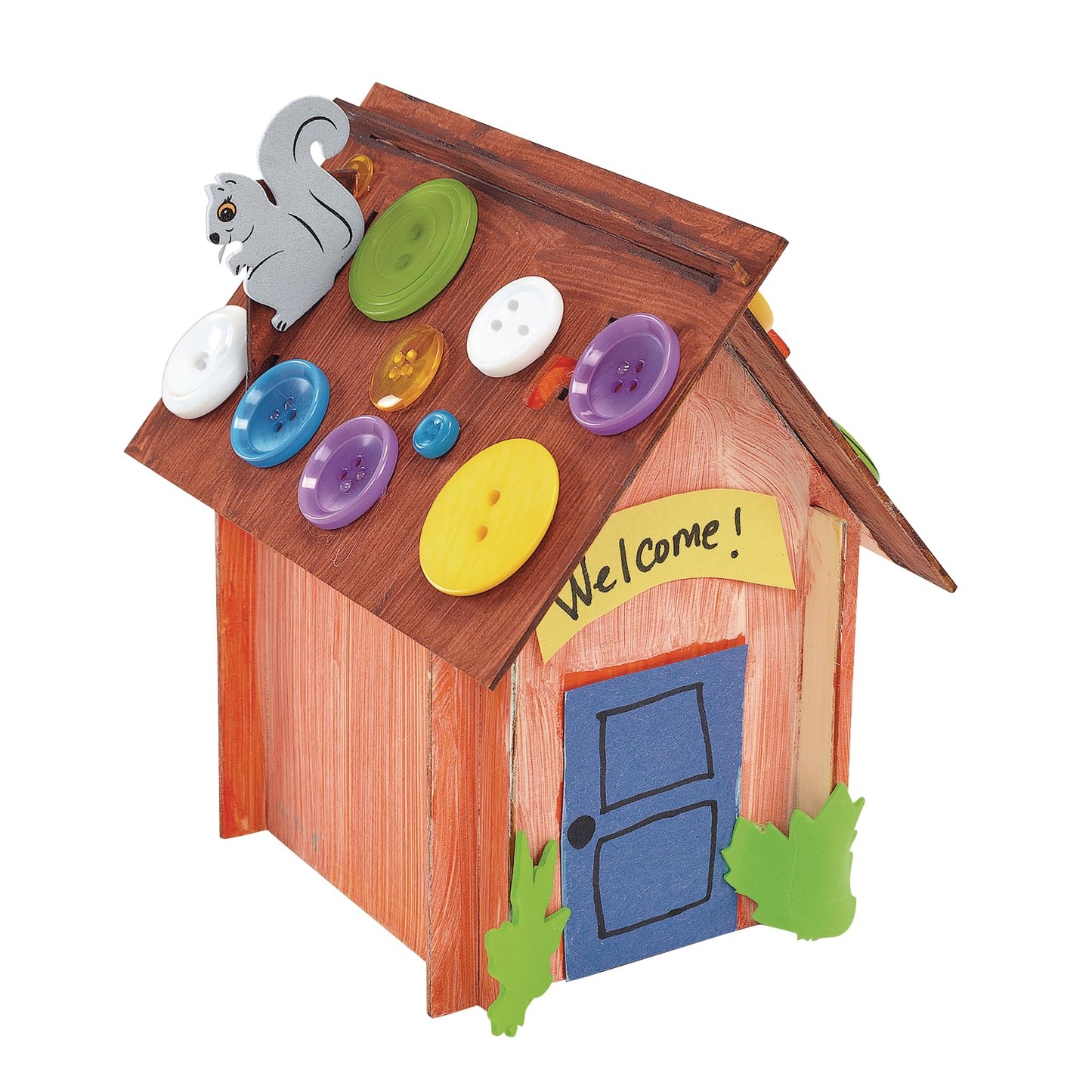 Colorations Easy Build House Set of 6 (Item # EZBHOUSE)