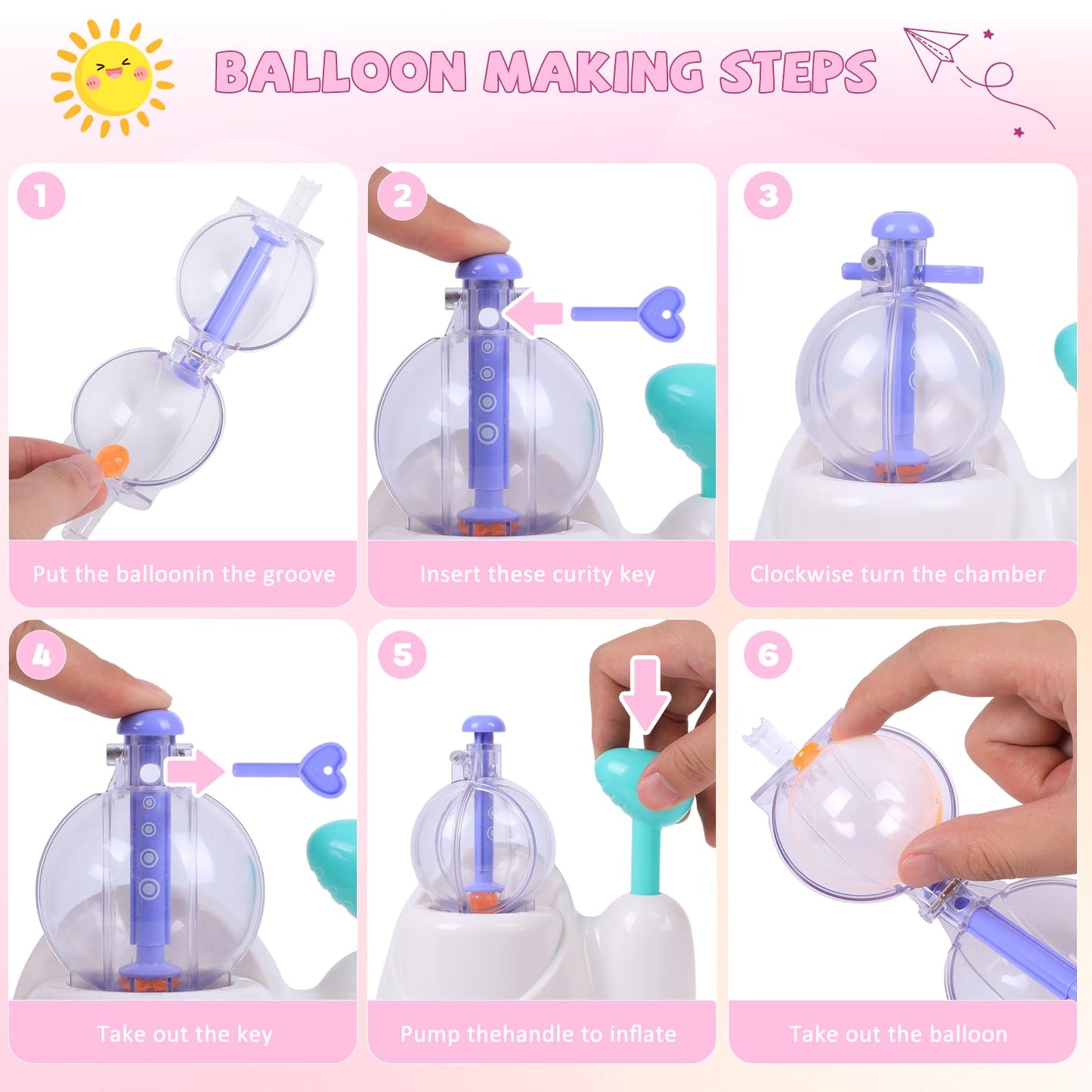 Kenvc - Animal Balloon Kit, DIY Craft Kits for Kids, Make Your Own Magic Globe, Arts and Crafts for 3 4 5 6 7 8 9 10 11 12 Years Old Boys Girls Creative Activities