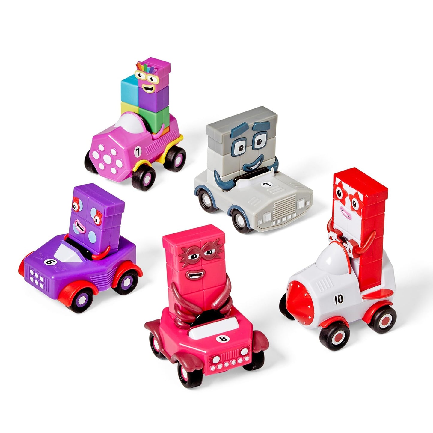 hand2mind Numberblocks Mini Vehicles Six to Ten