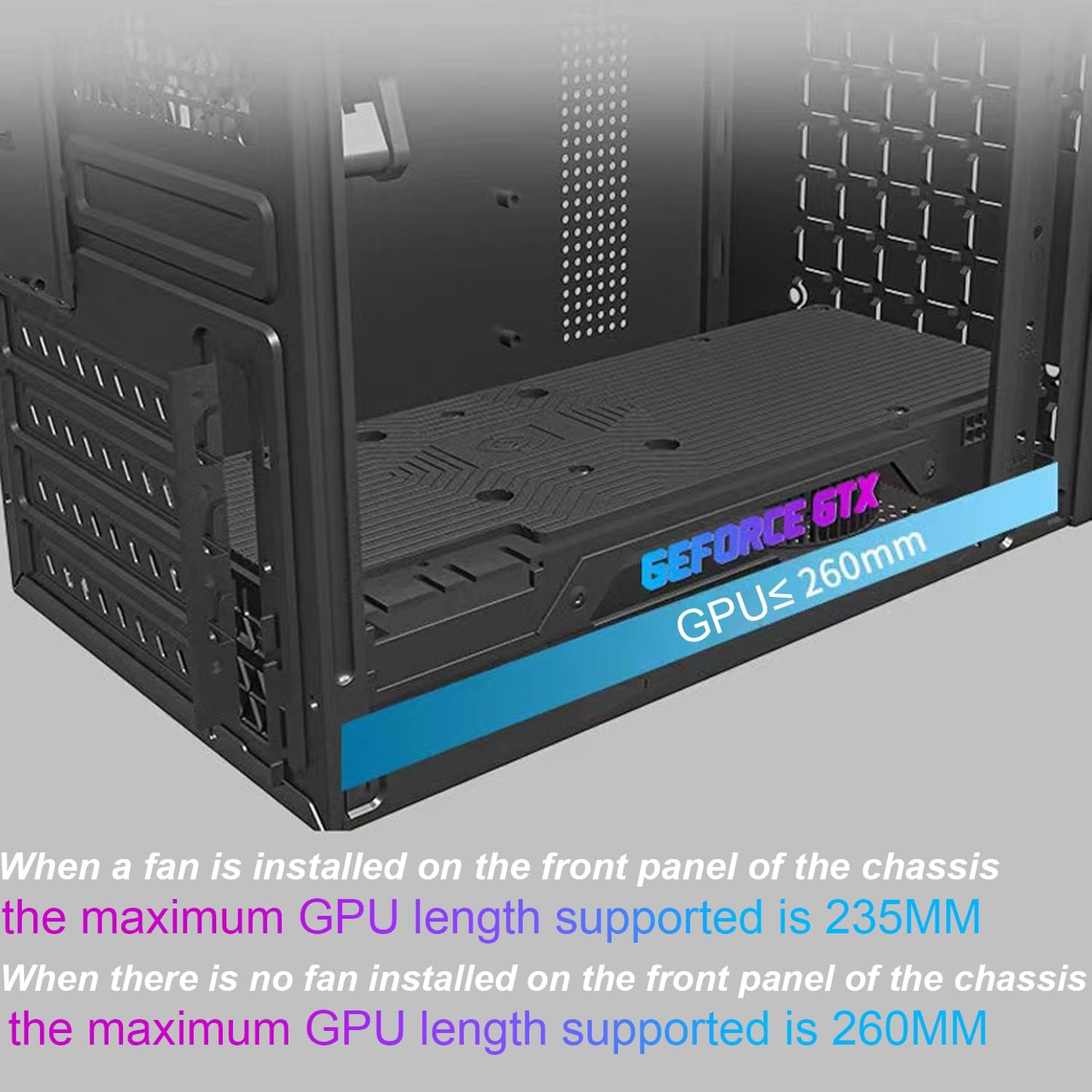 matx case,itx case,High Airflow Micro ATX PC Case, Support MATX, Mini-ITX, Micro ATX case Slim with USB3.0x1 I/O Port, Black Without Fans