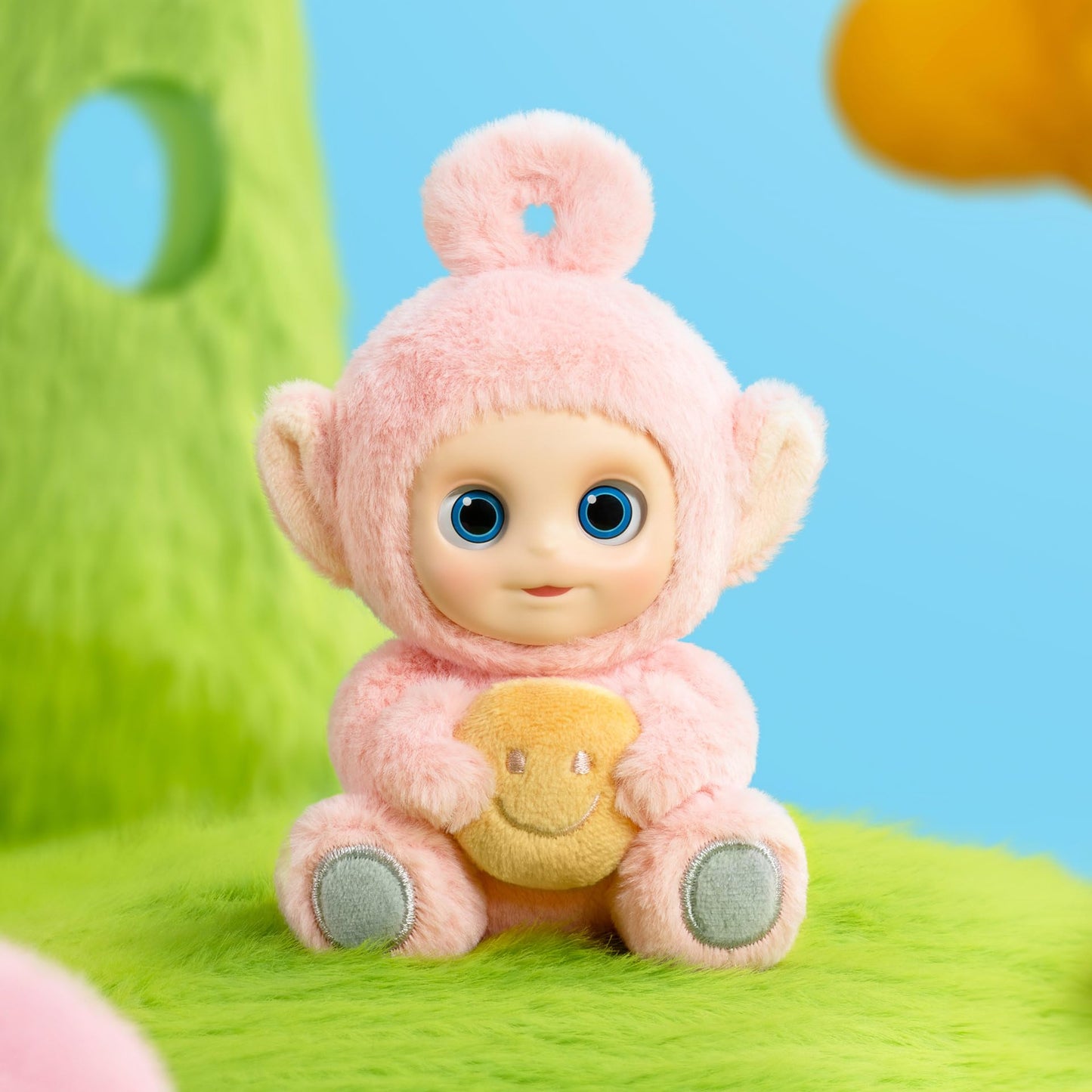 POP MART Teletubbies Say Hello Series Blind Box Pendant, Collectible Plush Toys, Holiday Birthday Gifts for Girls and Boys, Single Box