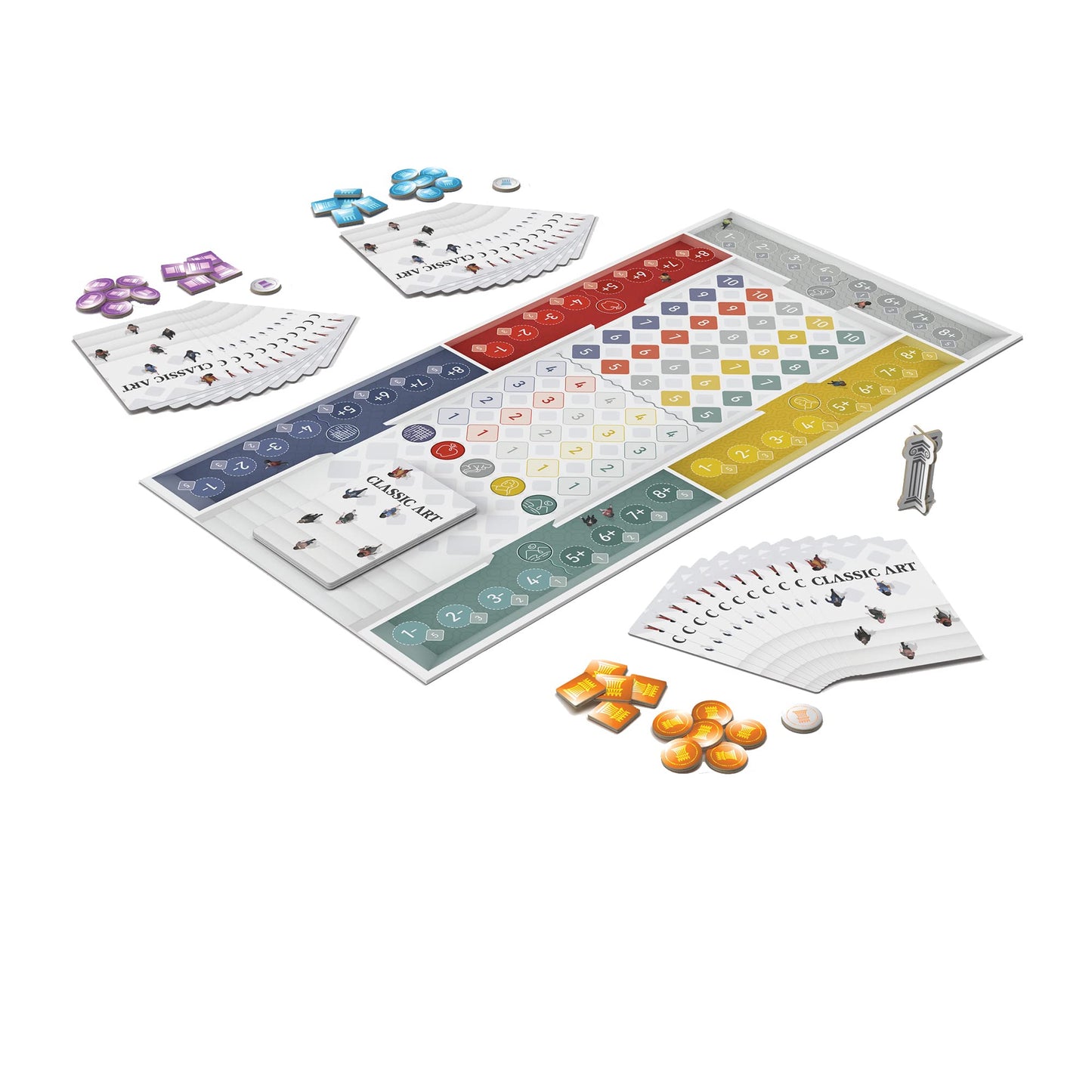 CMON Classic Art Board Game | Art Collection Strategy Game | A Competitive Game of Prediction | Great for Game Night with Adults | Ages 14+ | 2-5 Players | Average Playtime 30 Minutes | Made by CMON
