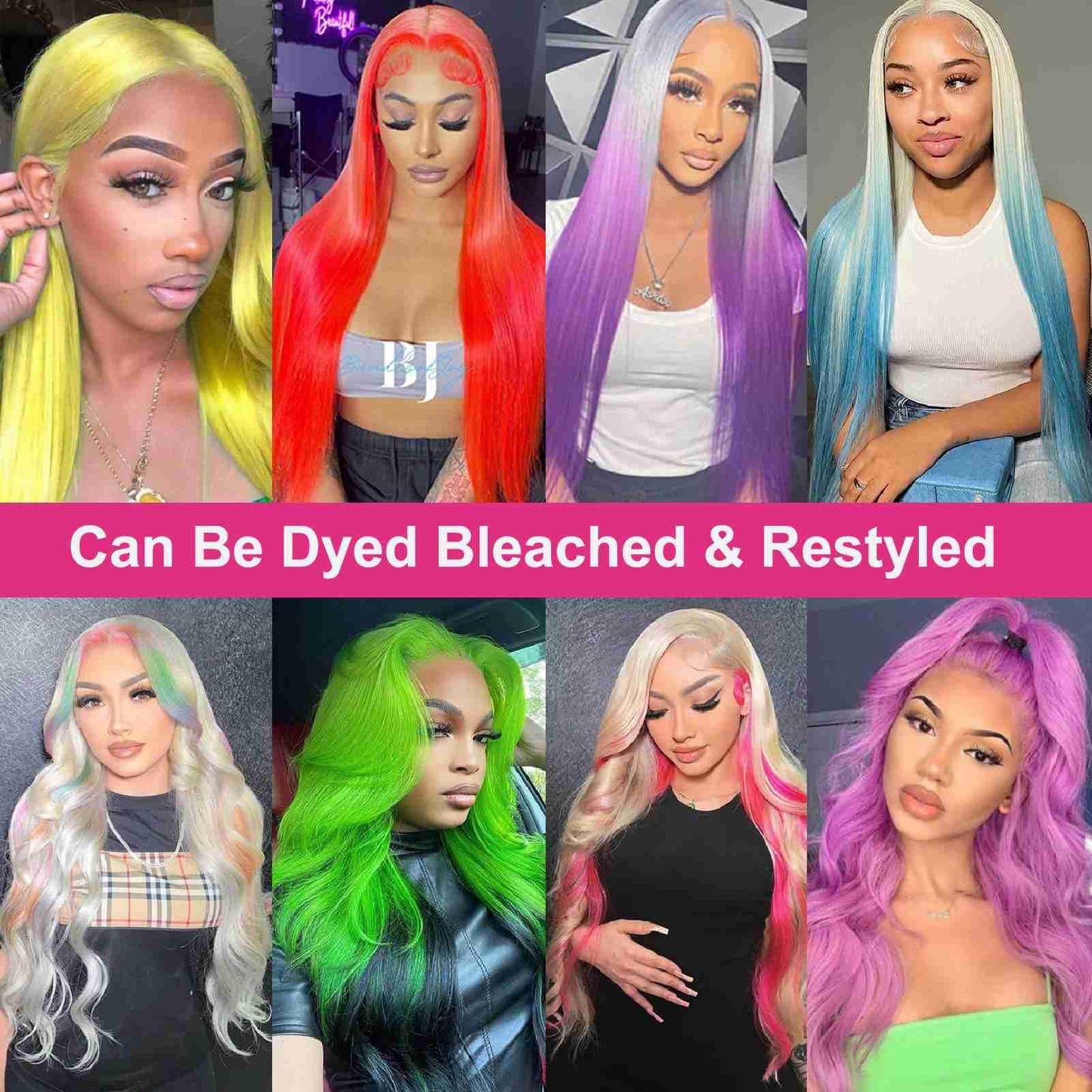 613 13x6 Lace Front Wig Human Hair, 13x6 HD Transparent Straight Blonde Lace Front Wigs Human Hair Pre Plucked 24 Inch 200 Density 613 HD Lace Frontal Wig Human Hair for Women