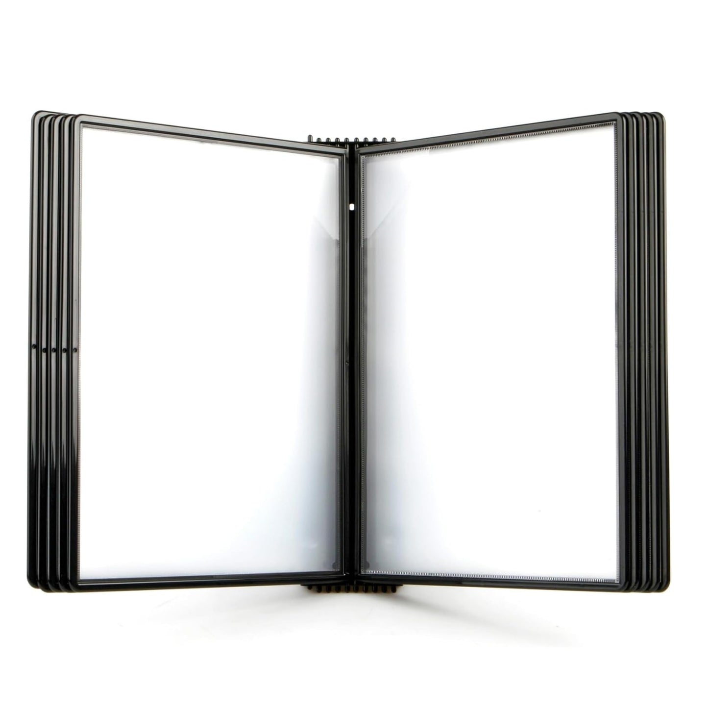 Tarifold DJOIS Wall Mount Reference System for Letter Size Documents, 10 Double-Sided Pockets, 20 Sheet Capacity, Expandable, Easy Load Design, Durable Polypropylene, Made in Denmark, Black