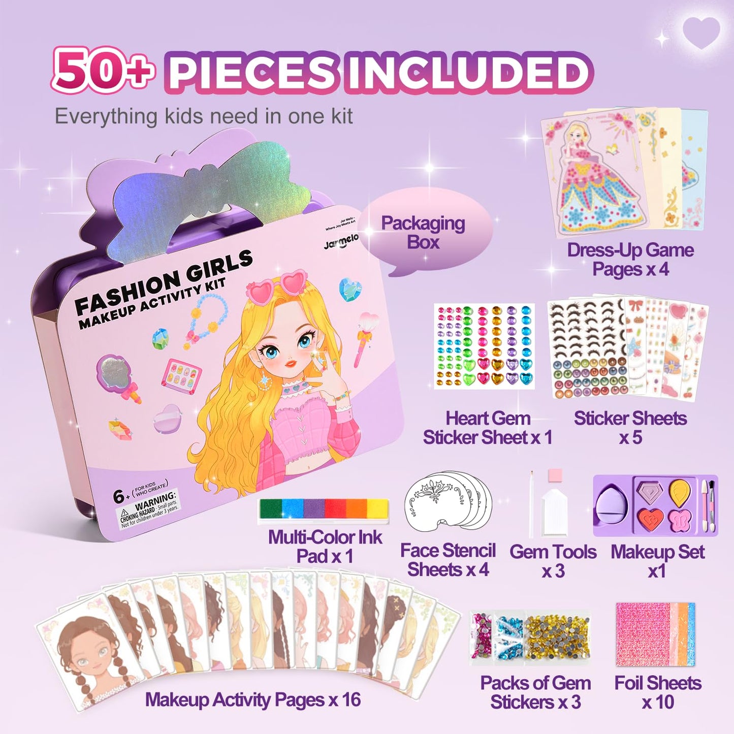 Jar Melo 6 in 1 Princess Art Craft Kits