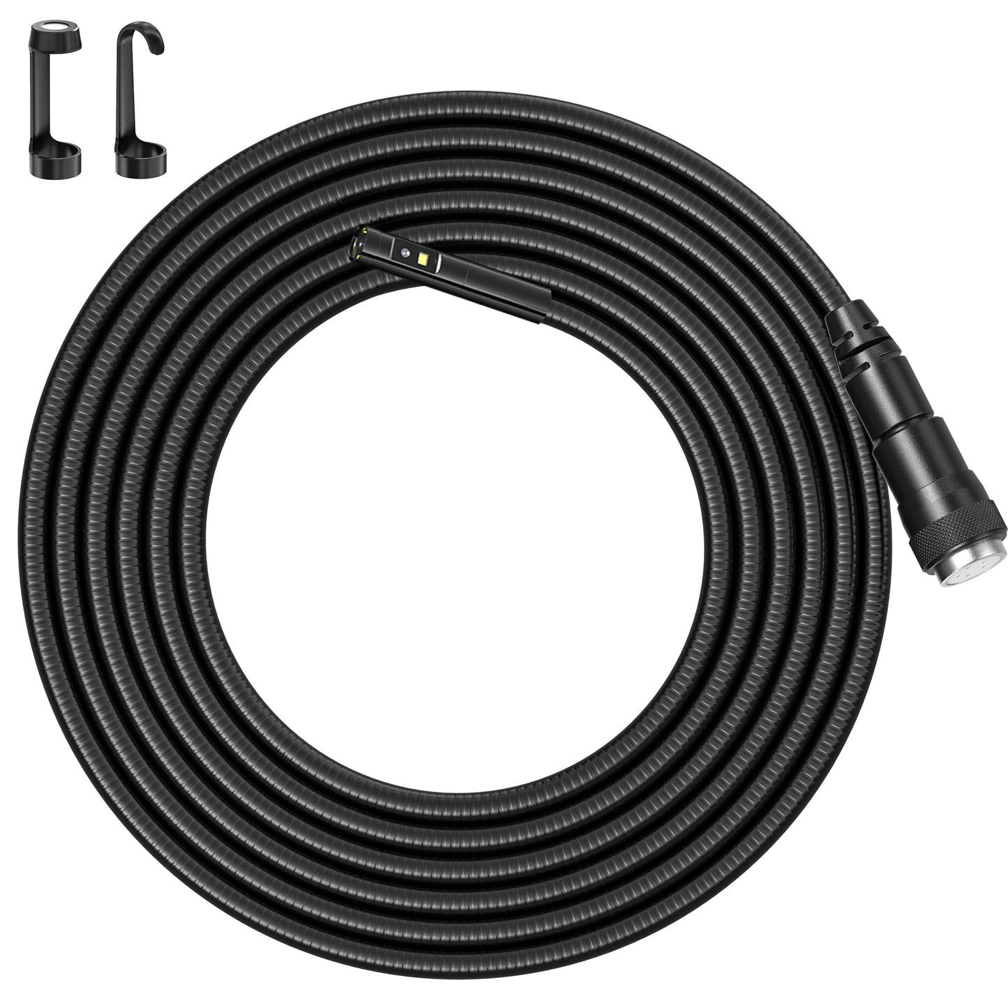 Teslong Endoscope Replacement Cable with Light, Triple Lens Inspection Camera 7.9mm/0.3inch Waterproof Probe Compatible with NTS500, NTS300(10FT)