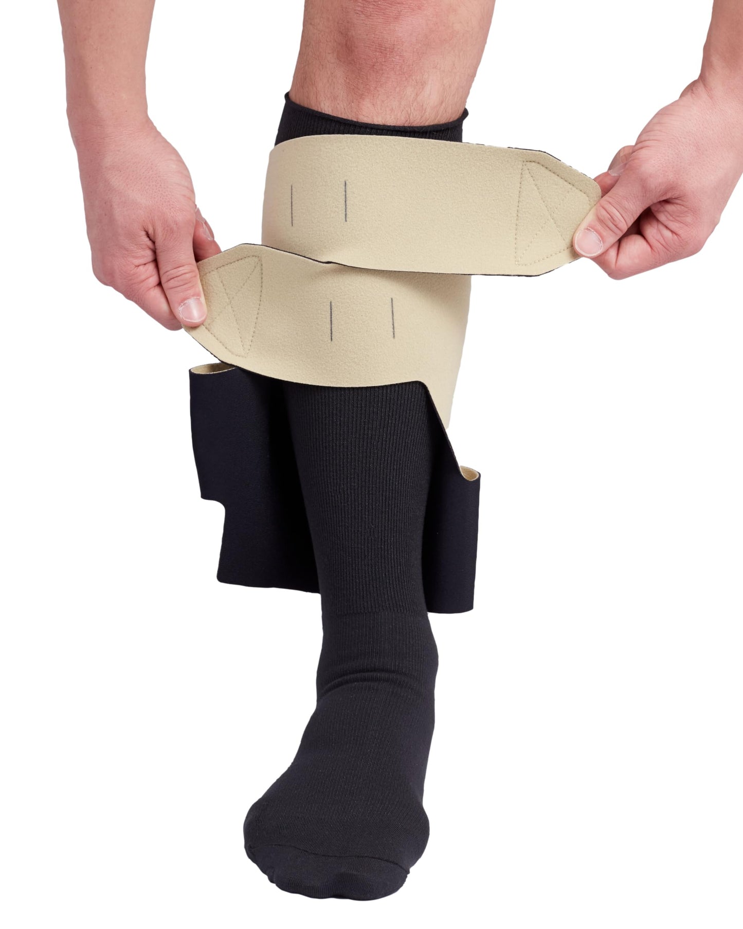 CircAid Juxtalite Lower Leg System Designed for Compression and Easy Use - Large (Full Calf)/ Long