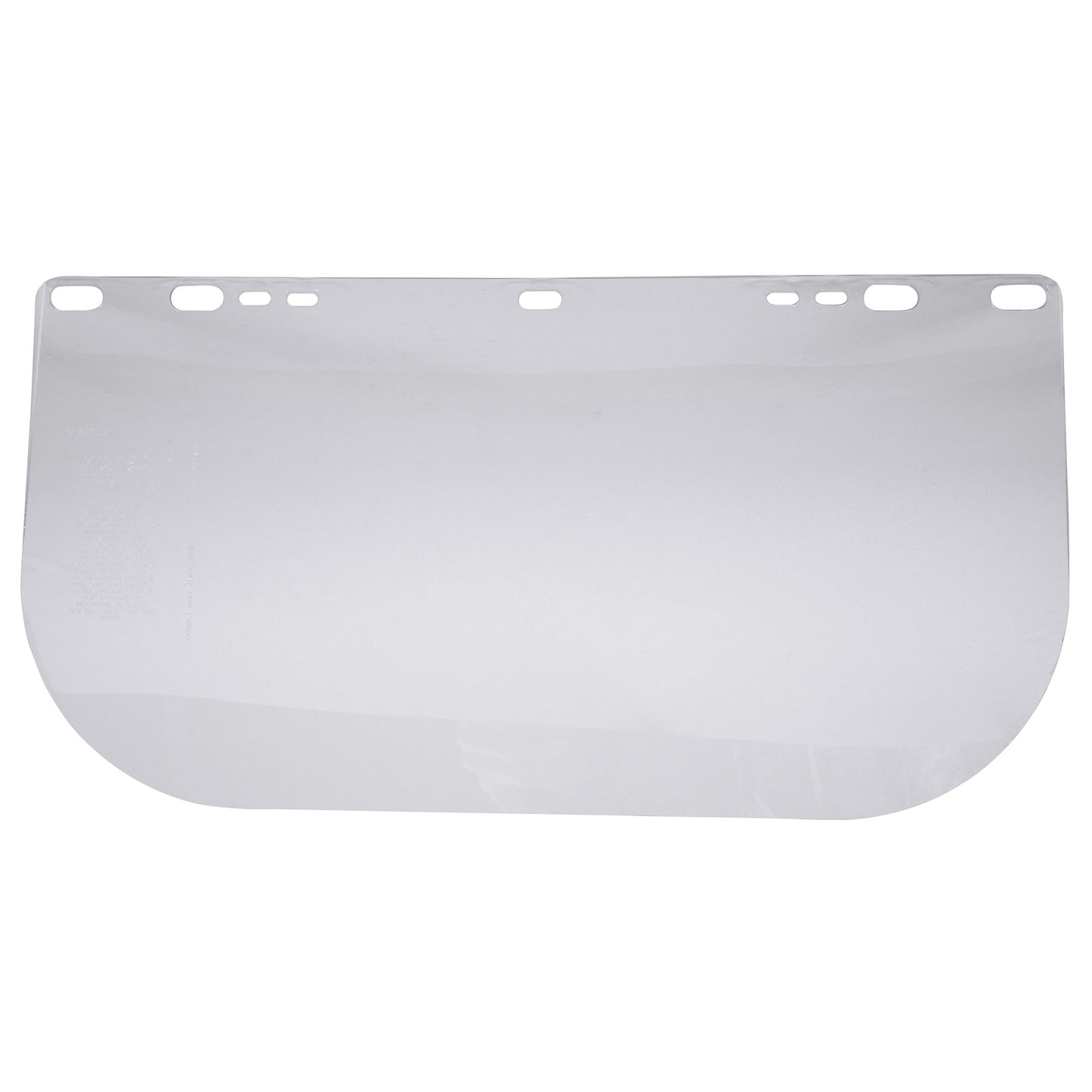 Jackson Safety Faceshield Window for Jackson Safety Headgear, 8" x 15.5" x 0.04", PETG, Unbound, Clear (Case of 12), 29104