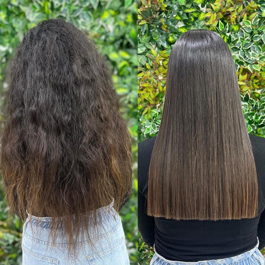 New Brazilian & Blowout Straightening Keratin Hair Treatment STRONG FORMULA Parabens-Free Long Lasting Organic Natural Results with Argan Oil Keratina Brasilera (4PC EXTRA STRENGTH)