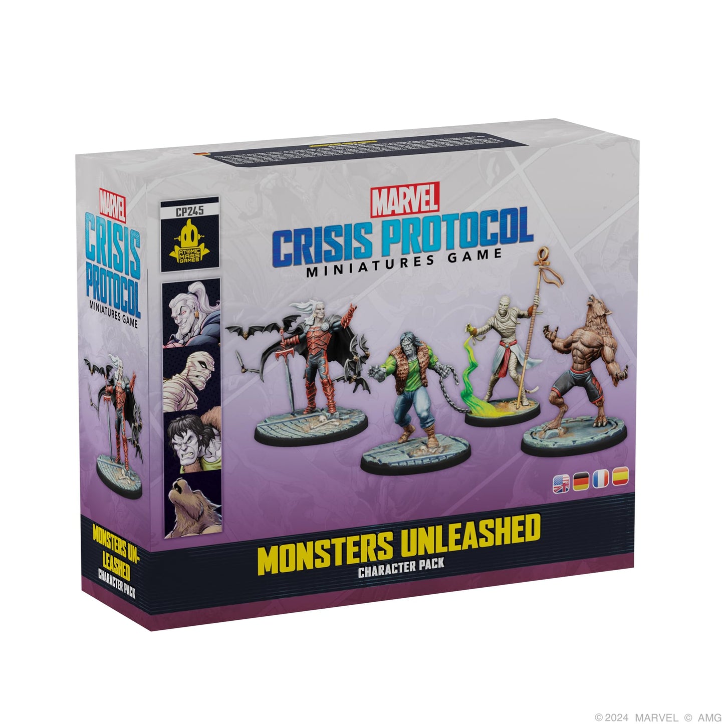 Marvel: Crisis Protocol Tomb of Dracula Character Pack - Add Supernatural Legends to Your Team! Tabletop Superhero Game, Ages 14+, 2 Players, 90 Min Playtime, Made by Atomic Mass Games