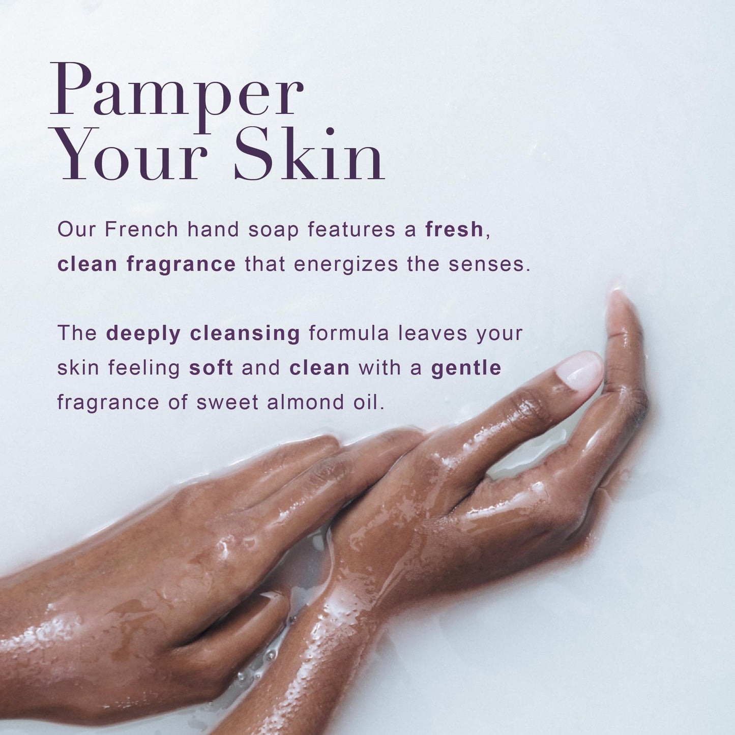 A LA MAISON French Liquid Hand Soap Refill, Lavender Aloe - Natural Hand Wash Made with Essential Oils - Biodegradable, Plant-Based, Vegan, Cruelty-Free, Alcohol & Paraben Free (33.8 oz, 2 Pack)