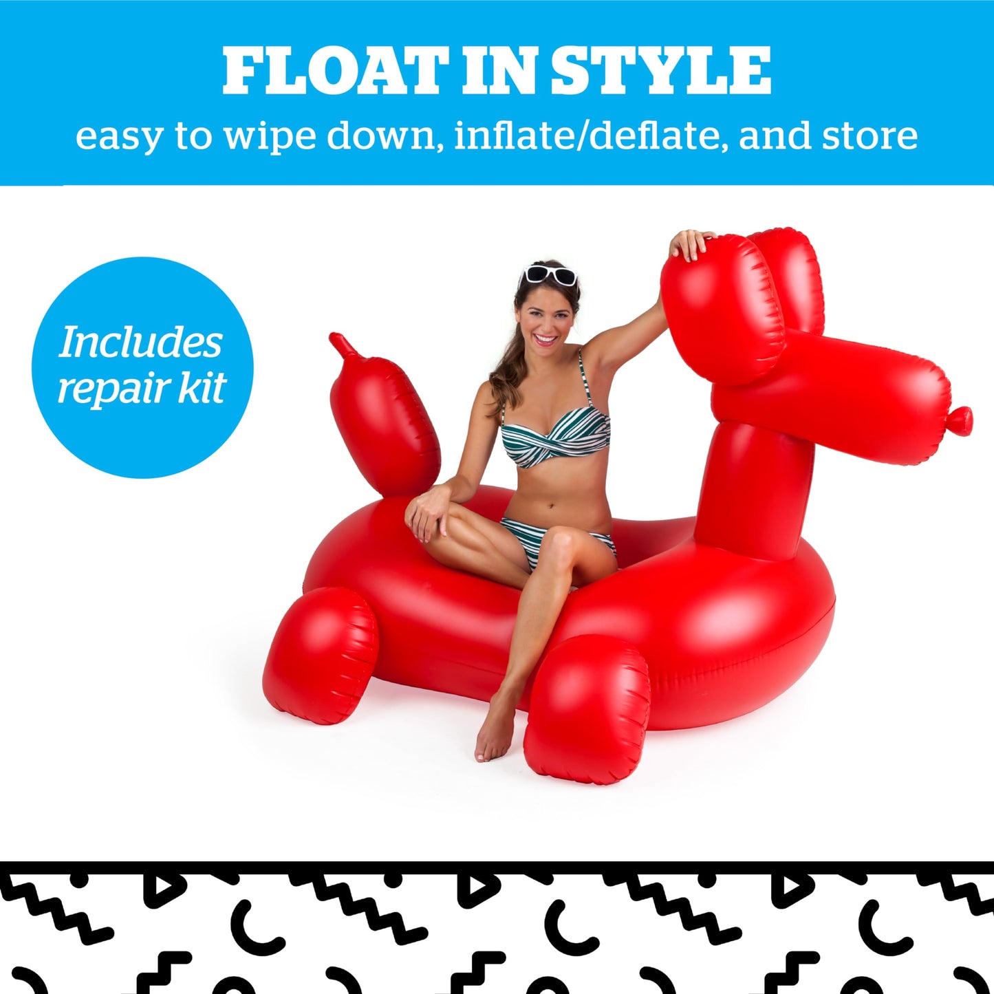 BigMouth BMPF-0067 Inflatable Giant Balloon Animal Pool Float