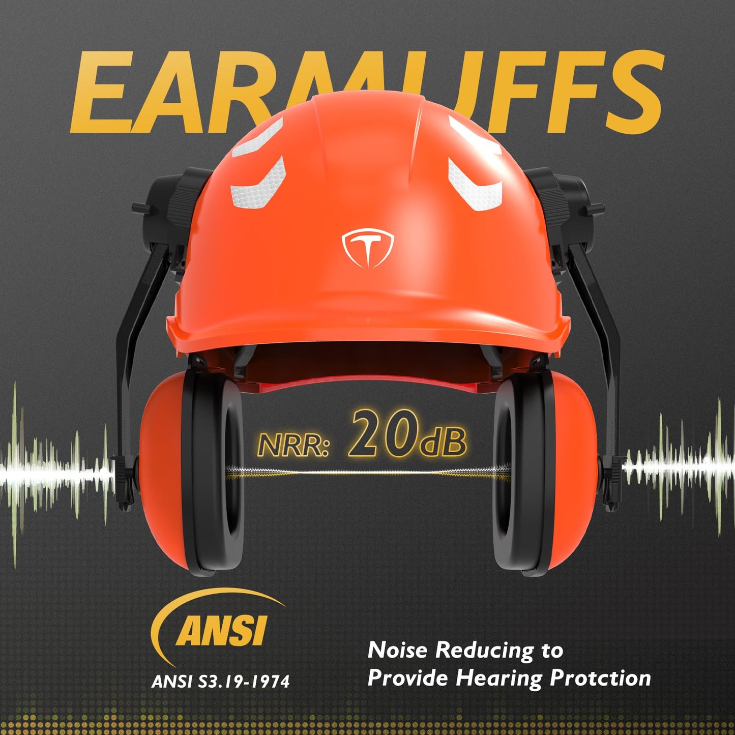 TOOLIOM Chainsaw Helmet with Face Shield and Ear Muffs, Forestry Safety Helmet, ANSI Z89.1 Certified Arborist Helmet, Chainsaw Safety Equipment (with Anti-Fog Goggles)