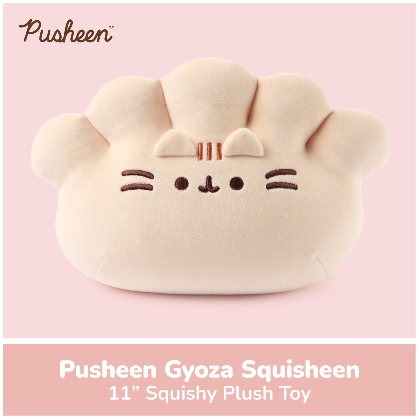 GUND Pusheen Bento Gyoza Plush, Dumpling Squishy Toy, Collectible Plush Toy, Food Plushies, Stuffed Animal for Ages 8 and Up, 11”