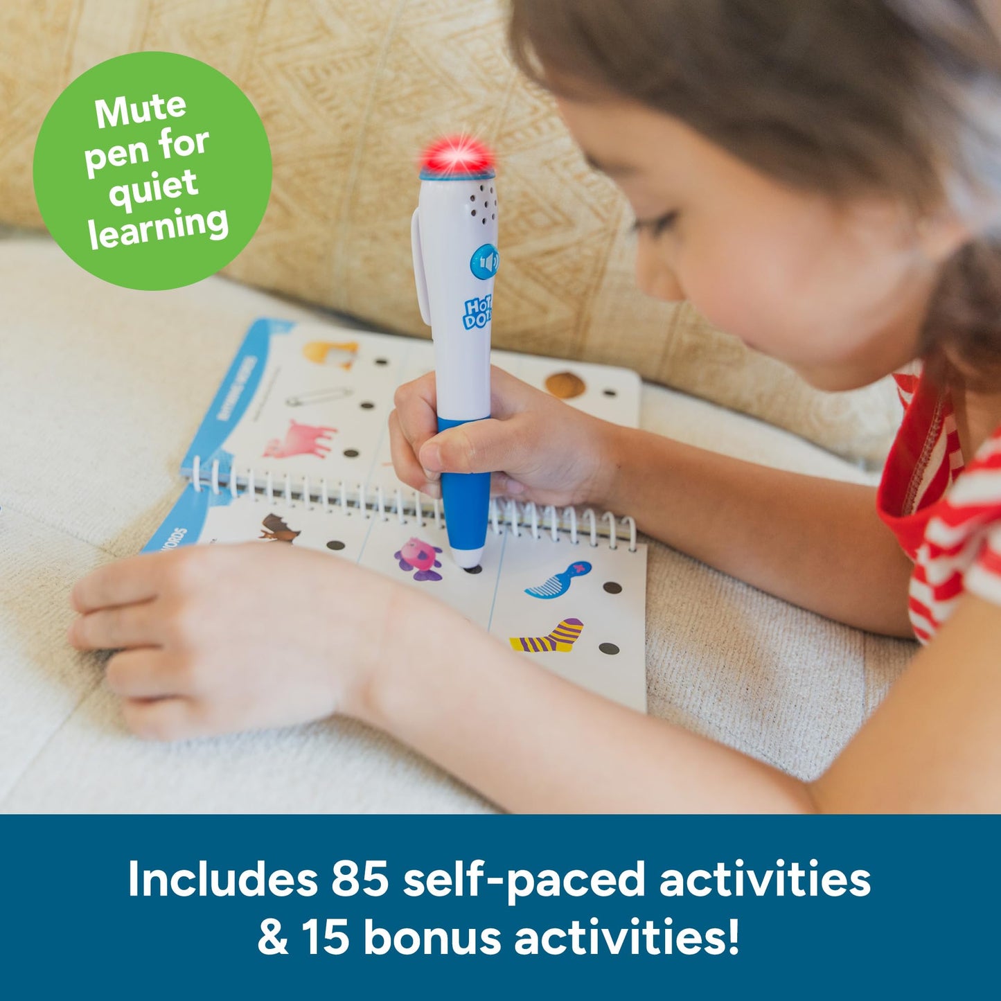 Educational Insights 2390 Hot Dots Junior Let's Master Pre-K Reading