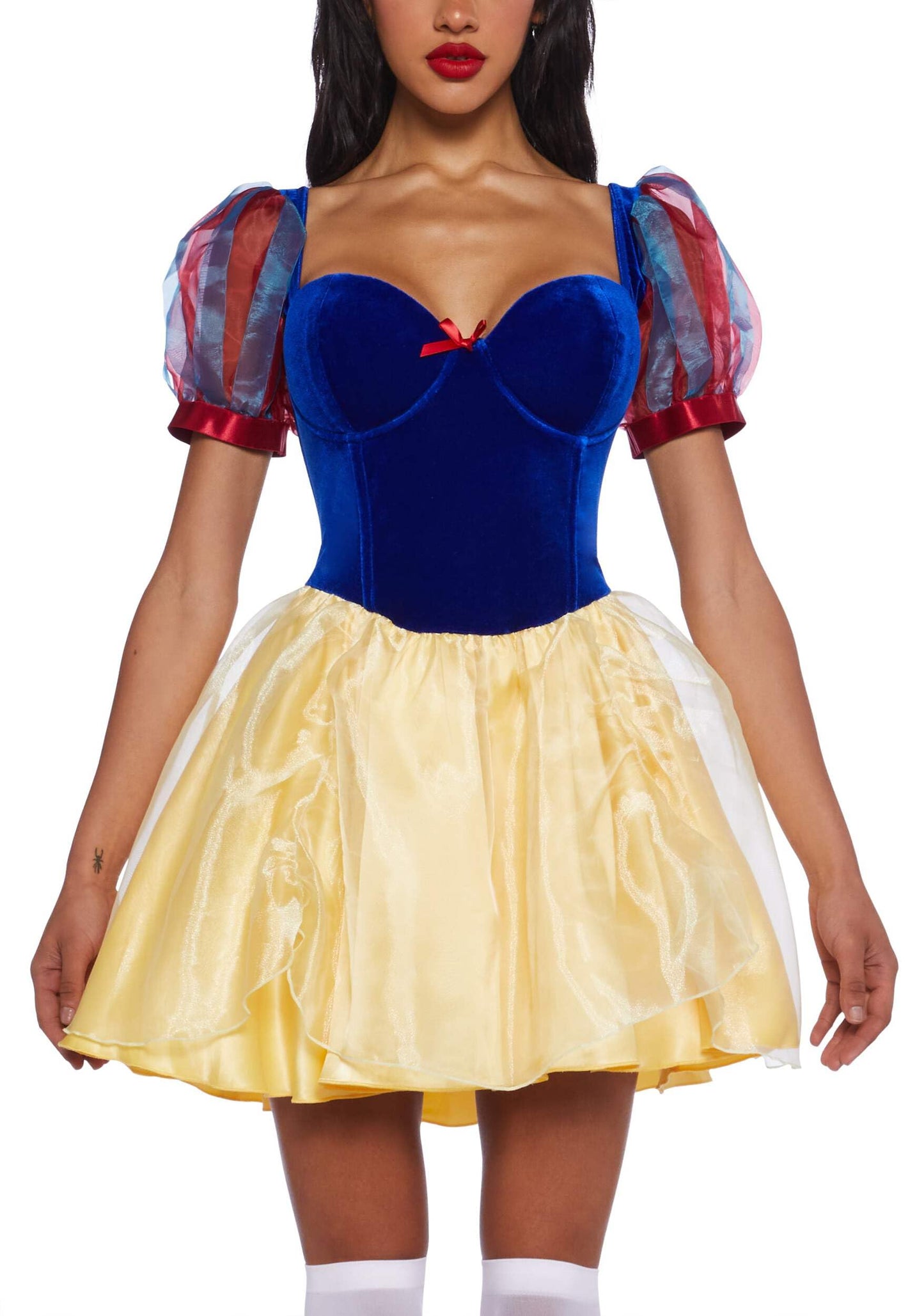 Dolls Kill Fairest Princess Costume - White Snowy Princess Outfit by Trickz N' Treatz - X-Small