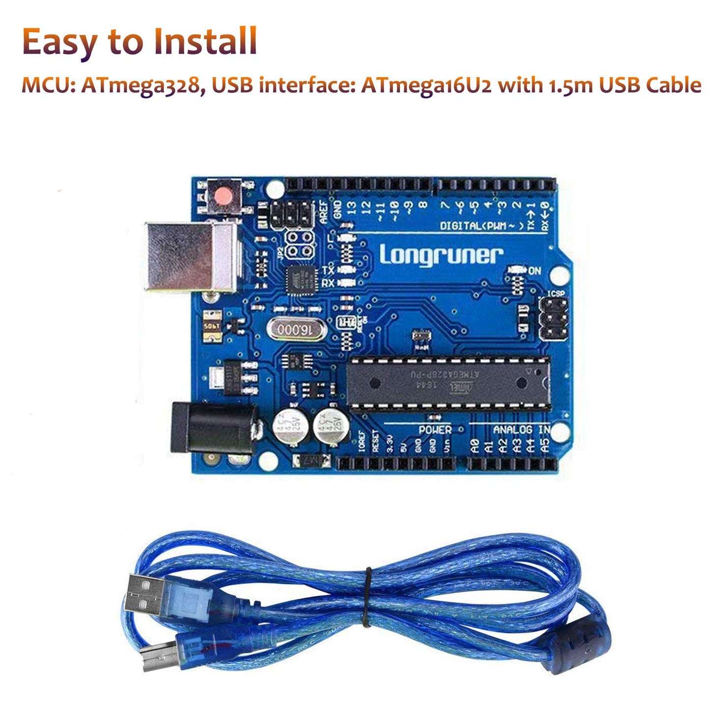 3D Printer CNC Controller Ardiuno CNC kit with for ArduinoIDE,Longruner GRBL CNC Shield Board+RAMPS 1.4 Mechanical Switch Endstop DRV8825 A4988 Stepper Motor Driver Nema17 Stepper Motor LKB02,Black