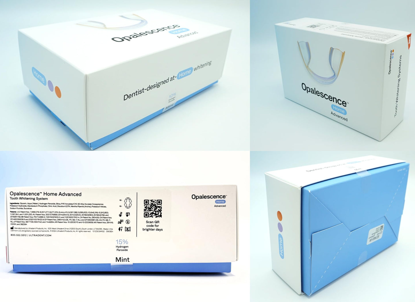 Opalescence Home Advance Gel Prefilled Teeth Whitening Trays 15% – (10 Treatments) Hydrogen Peroxide PF Teeth Whitening Kit – Enhanced Opalescence GO Trays 5822-T