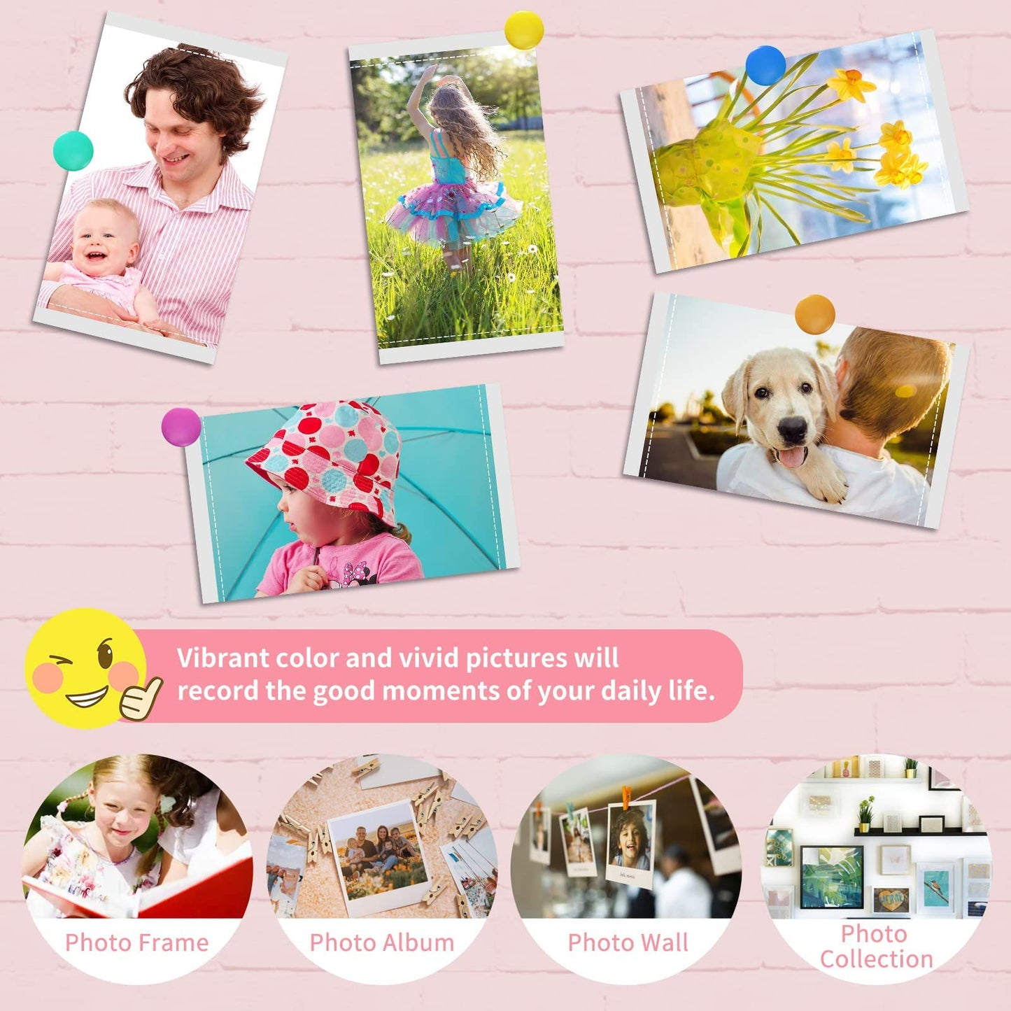 KP-108IN Color Ink and Paper Set Compatible with Canon Selphy CP1500 CP1300