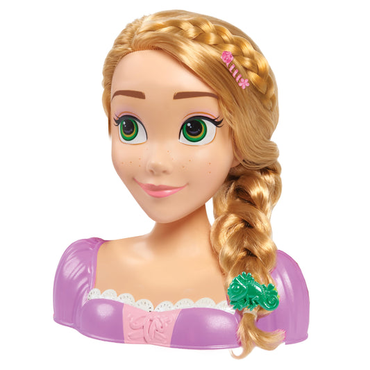 Disney Princess Rapunzel Styling Head, 14-Pieces, Pretend Play, Ages 3 Up