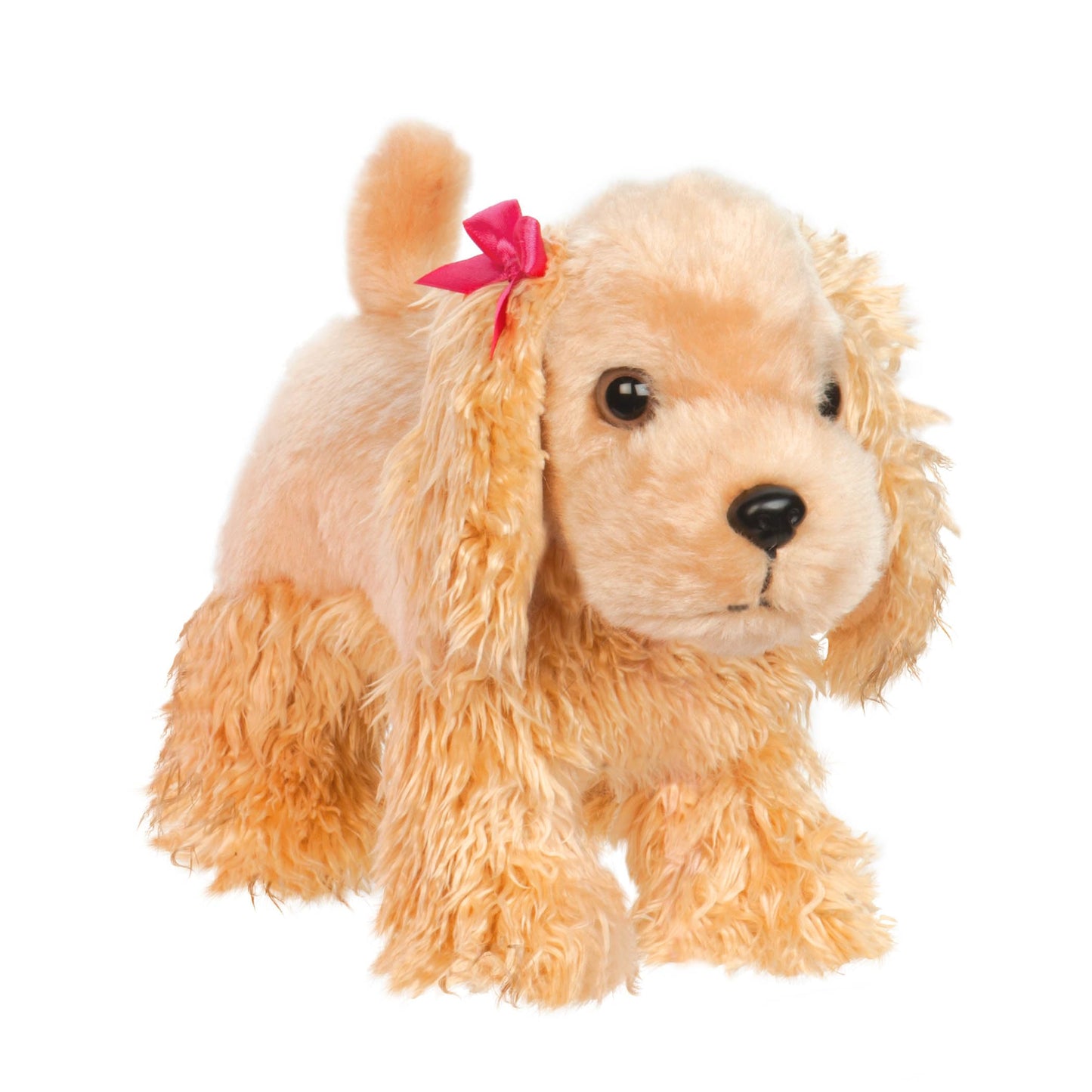 Pucci Pups – Plush Puppy – Carrier Bag – Golden Dot Glam Bag & Cocker Spaniel – Comb & Purse – Stuffed Animal – 2+ Years