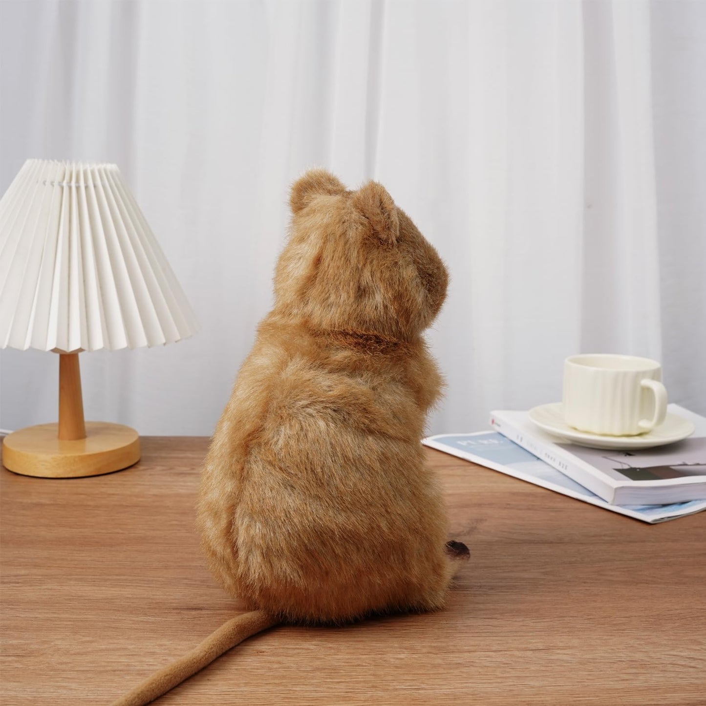keaiart-ly Cute Quokka Stuffed Animal Plush Toy, Australia Animal Plushie, Cuddly Quokka Doll-10 inchesF