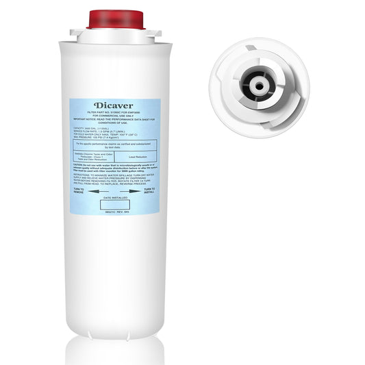 51300C Water Filter, Replacement for Elkay 51300C EWF3000 Filters By NSF/ANSI 42 Certified, Compatible with Ezh2o Filter Replacement Bottle Stations, High Capacity Filter 3000 Gallon (No Chip)