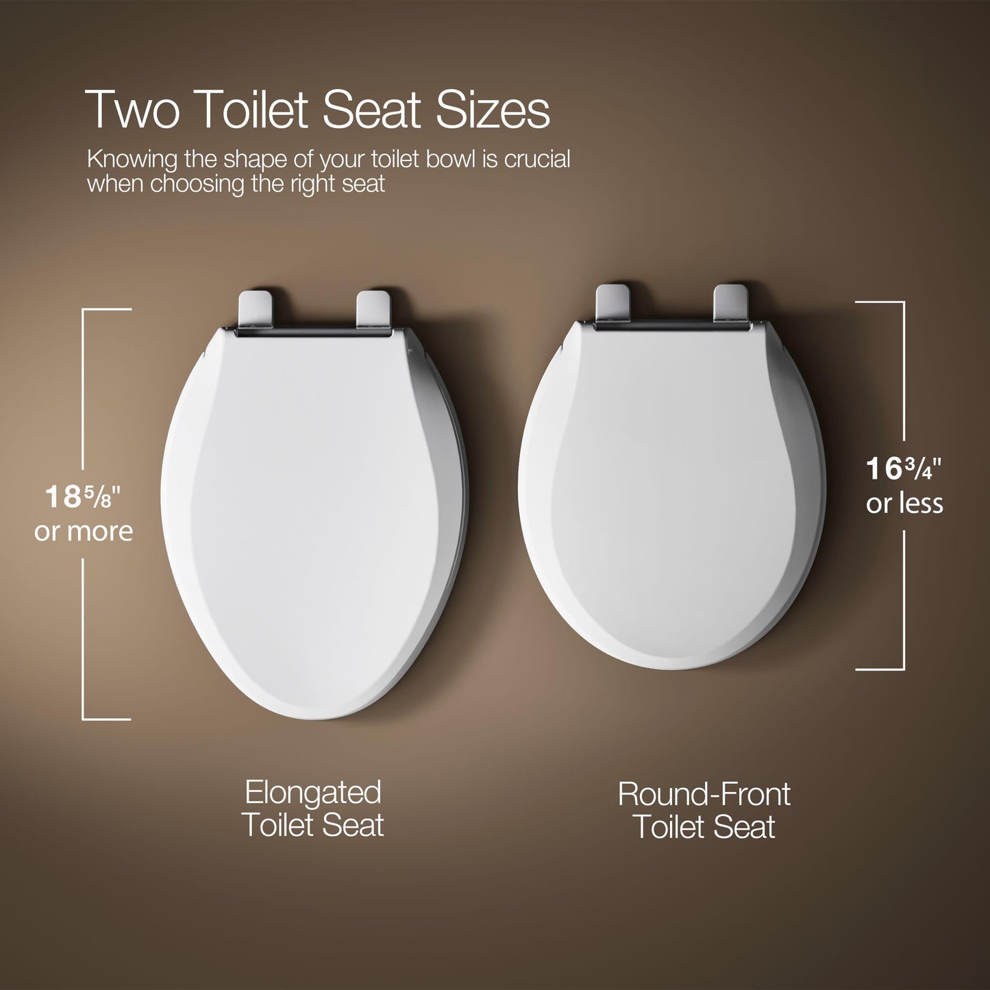 KOHLER K-27331-0 Glissade ReadyLatch Quiet Close Elongated Toilet Seat, White, Grip-Tight Hardware, Quiet Close Lid Prevents Slamming